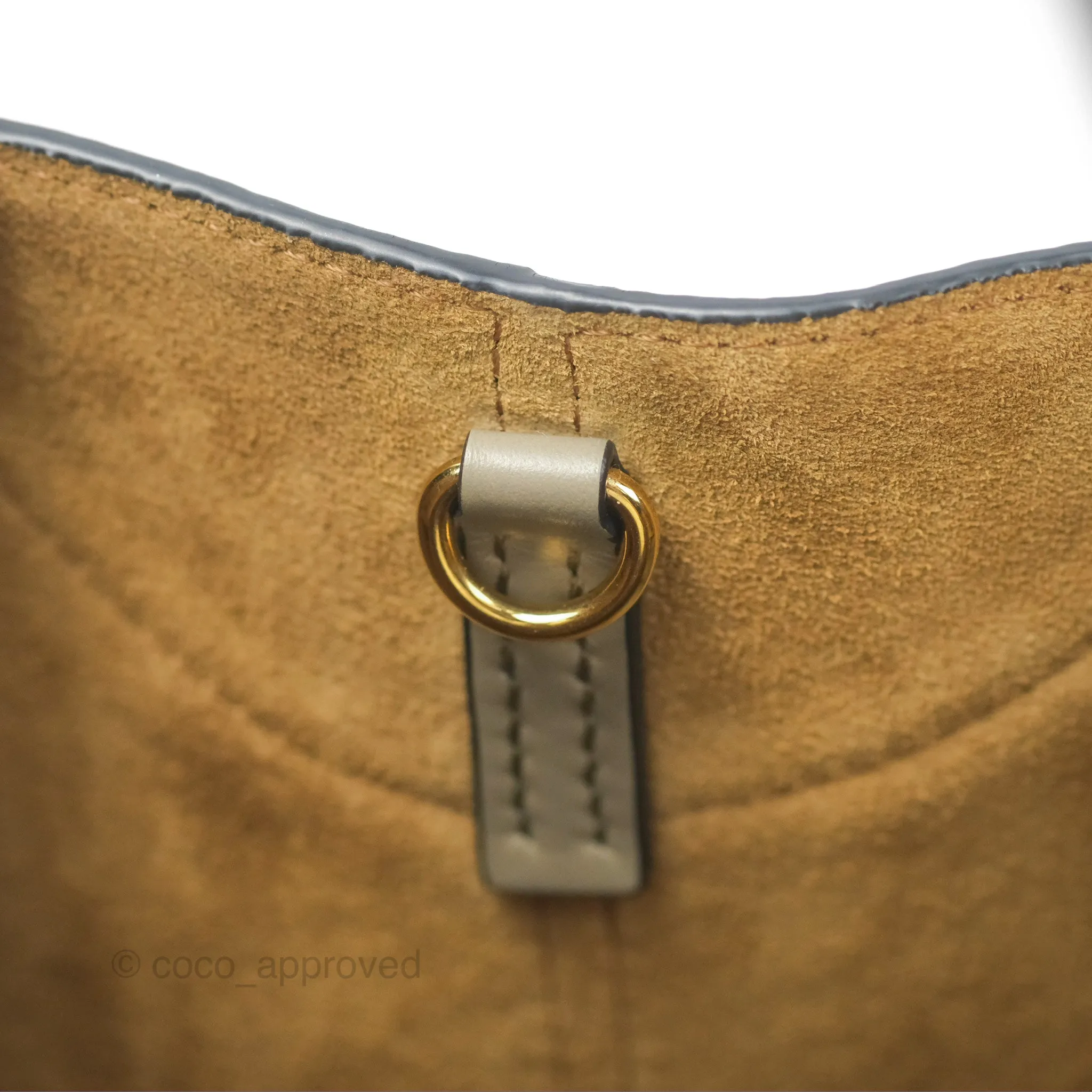 Loewe Hammock Nugget Bag Neutral Grained Leather