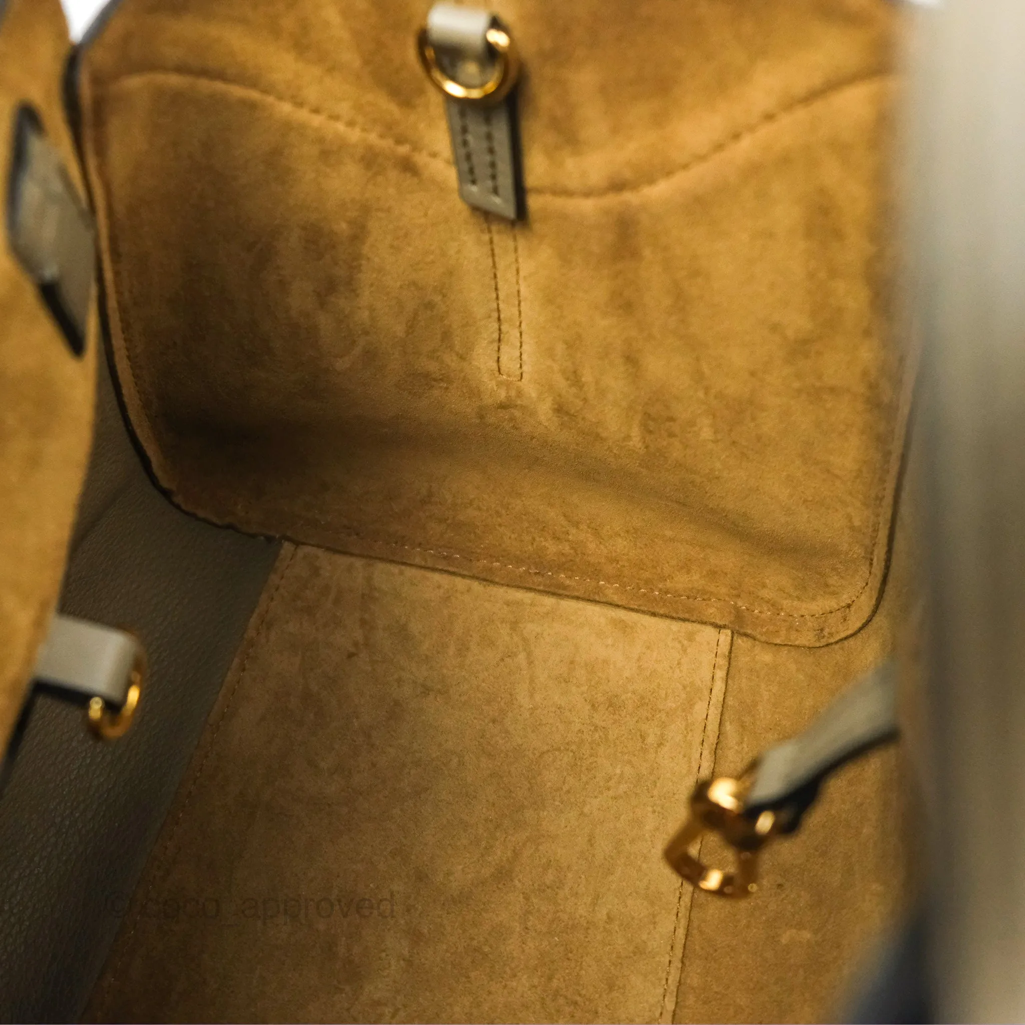 Loewe Hammock Nugget Bag Neutral Grained Leather