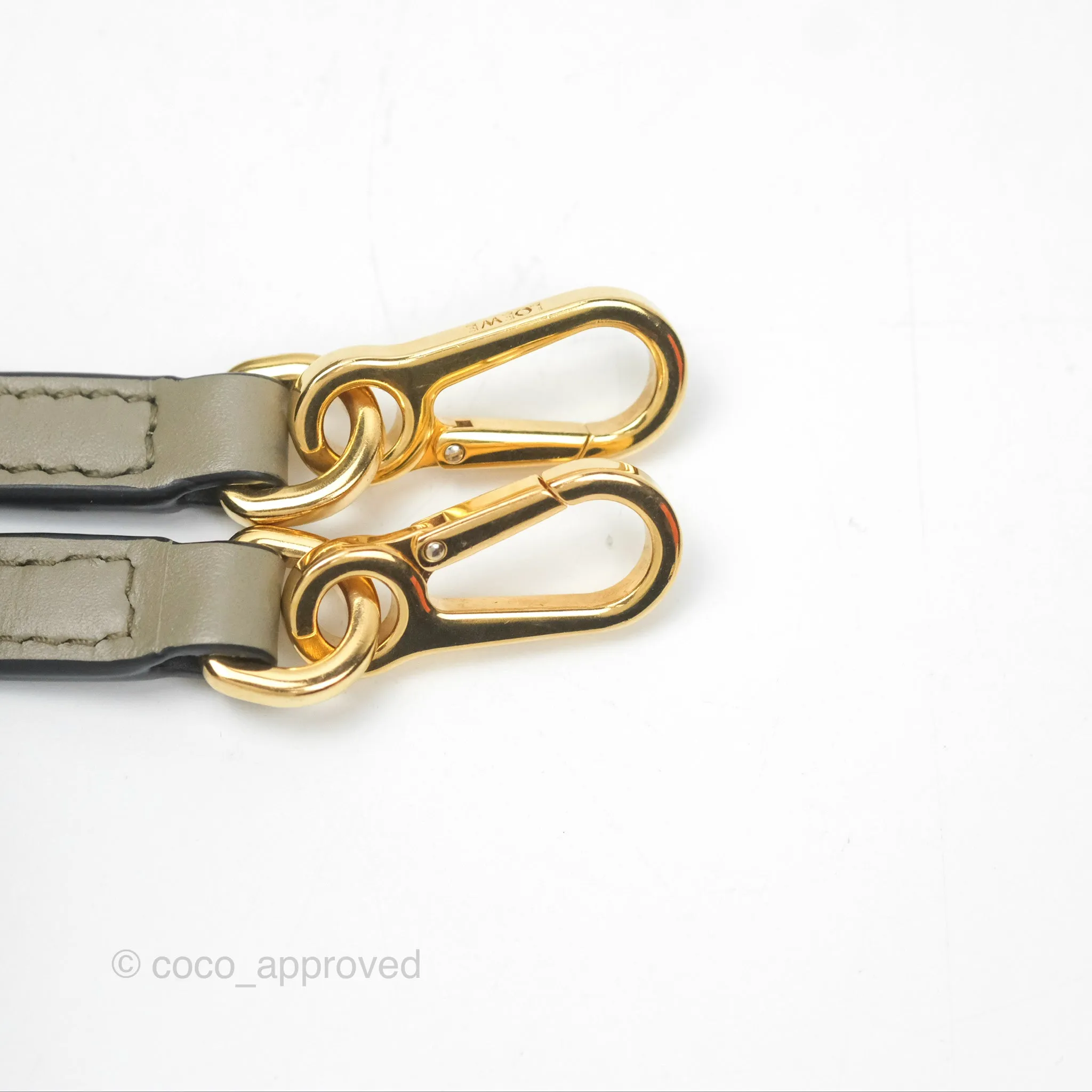 Loewe Hammock Nugget Bag Neutral Grained Leather