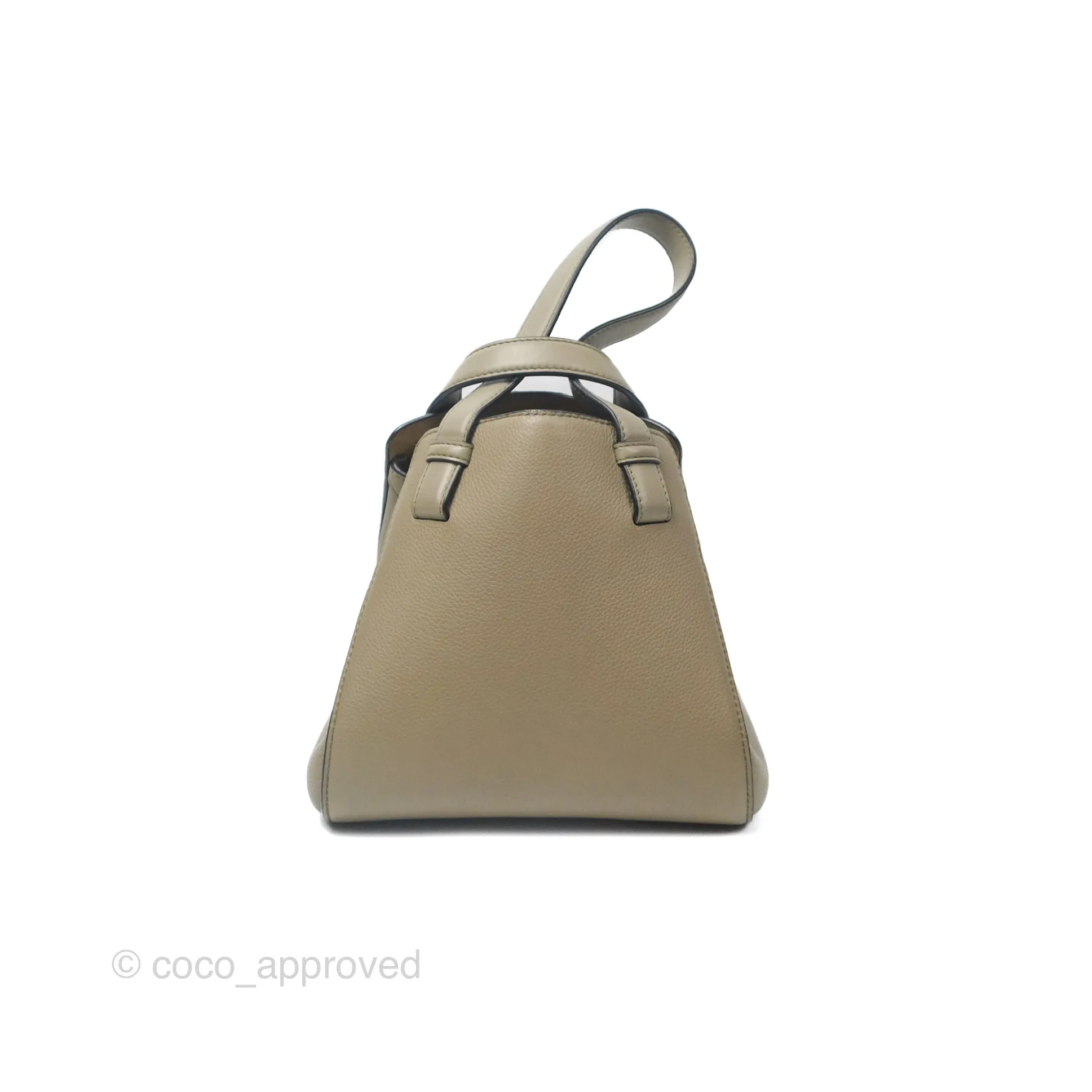Loewe Hammock Nugget Bag Neutral Grained Leather