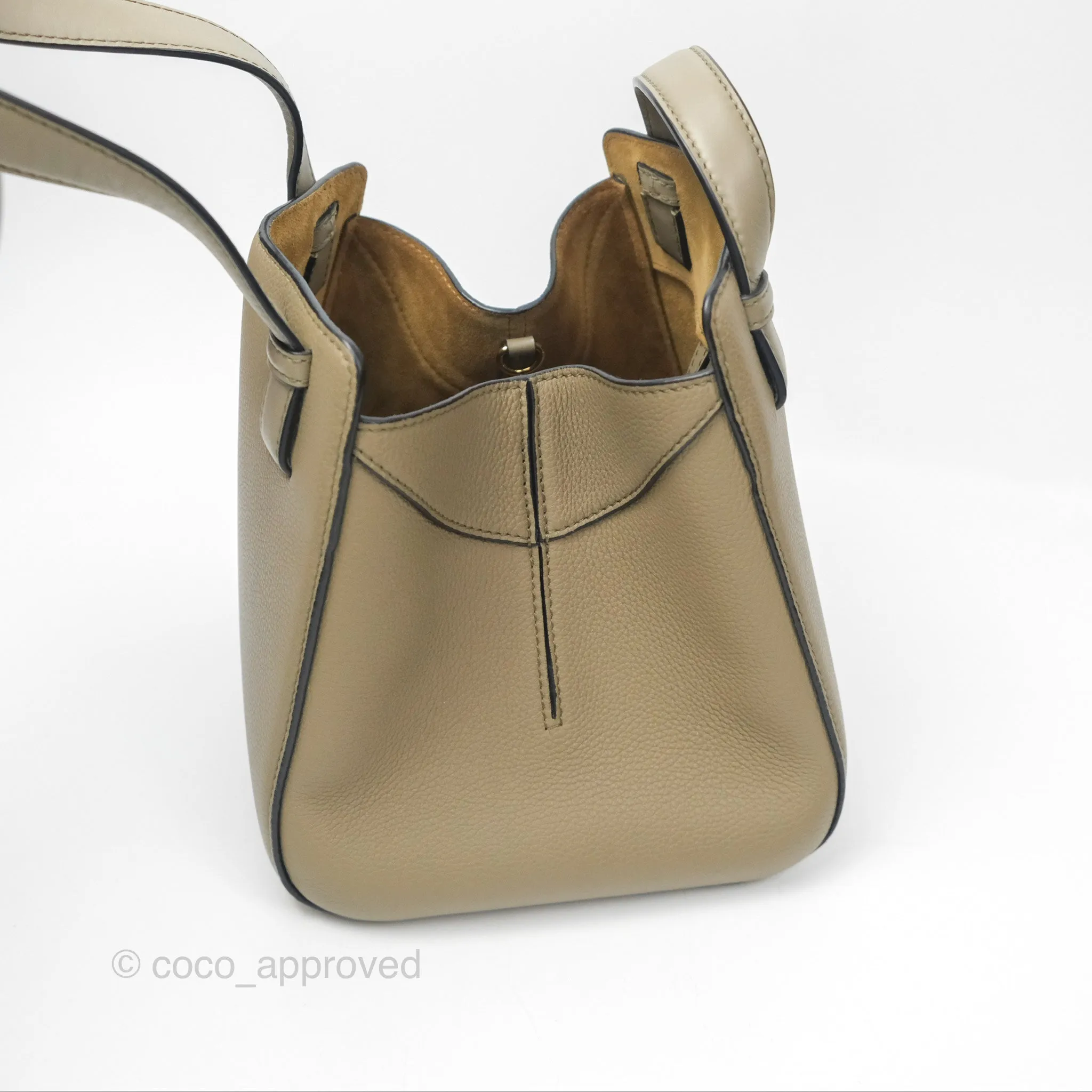 Loewe Hammock Nugget Bag Neutral Grained Leather