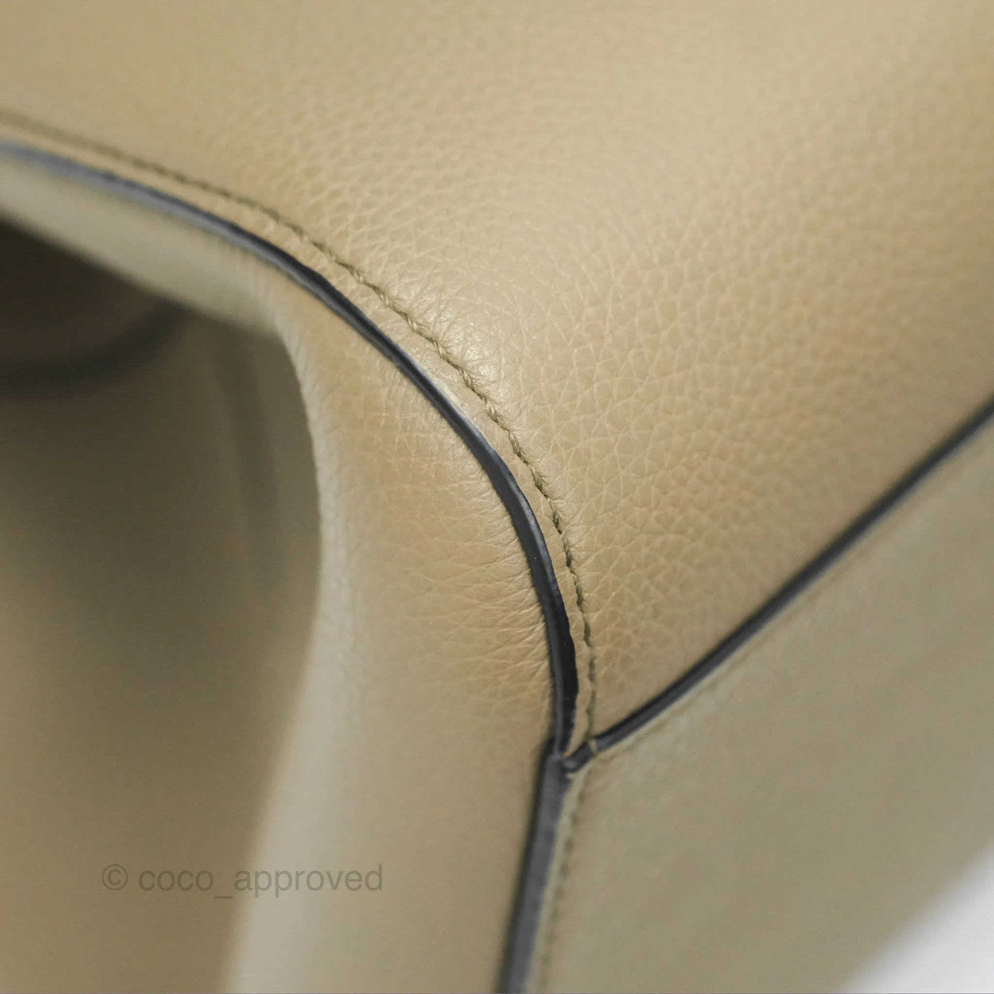 Loewe Hammock Nugget Bag Neutral Grained Leather