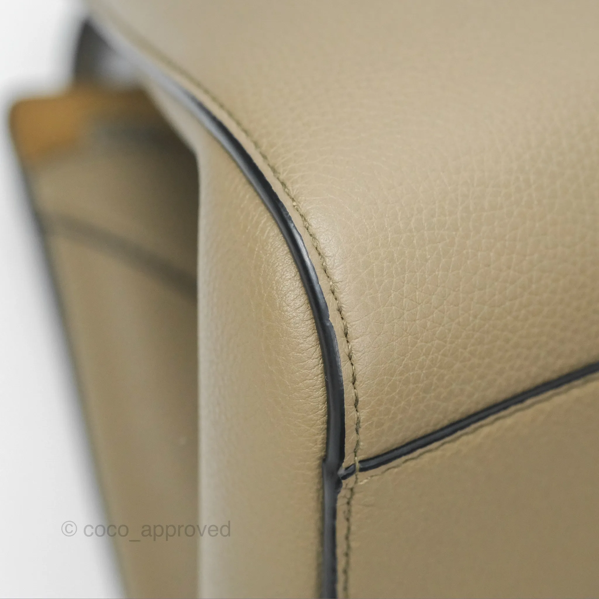 Loewe Hammock Nugget Bag Neutral Grained Leather