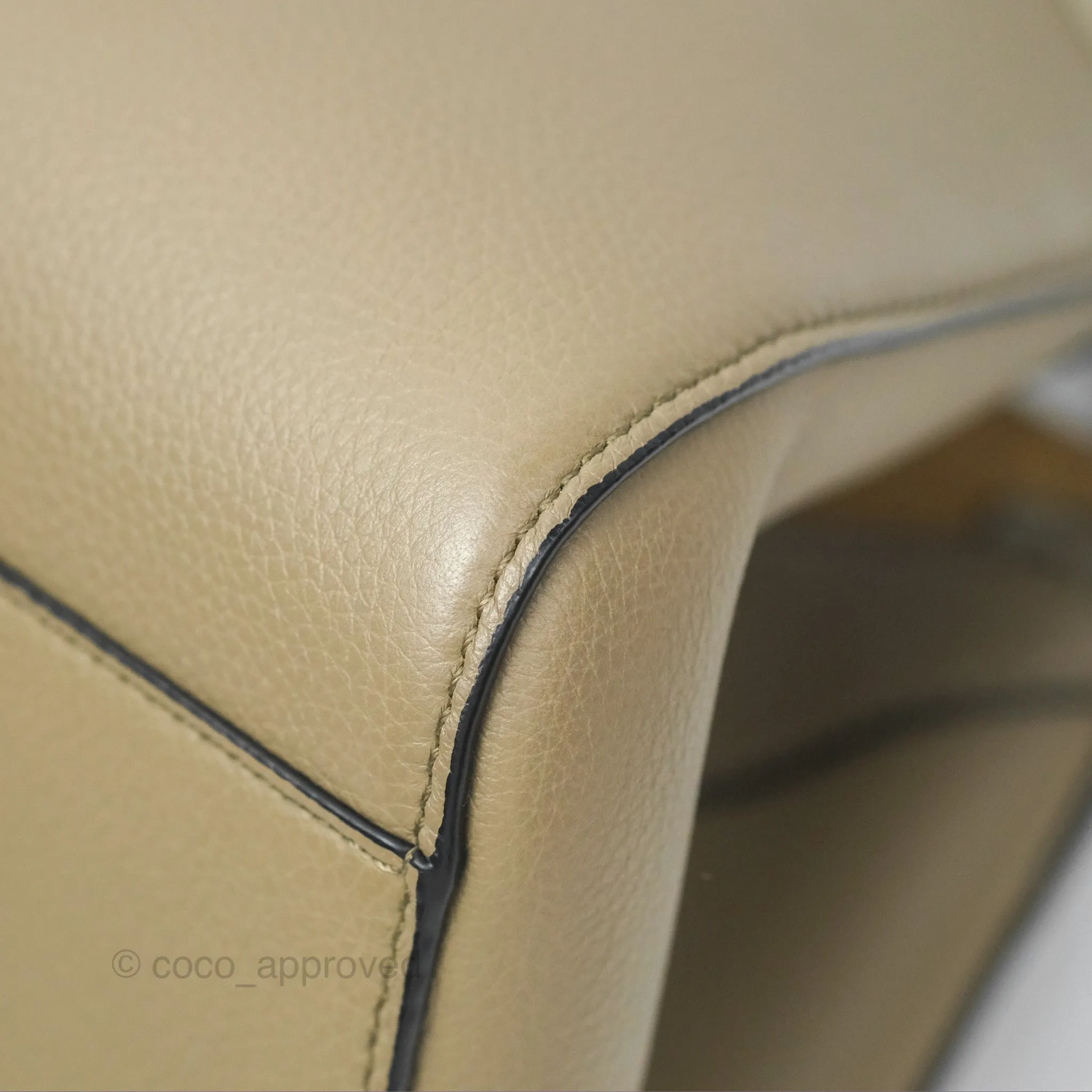 Loewe Hammock Nugget Bag Neutral Grained Leather