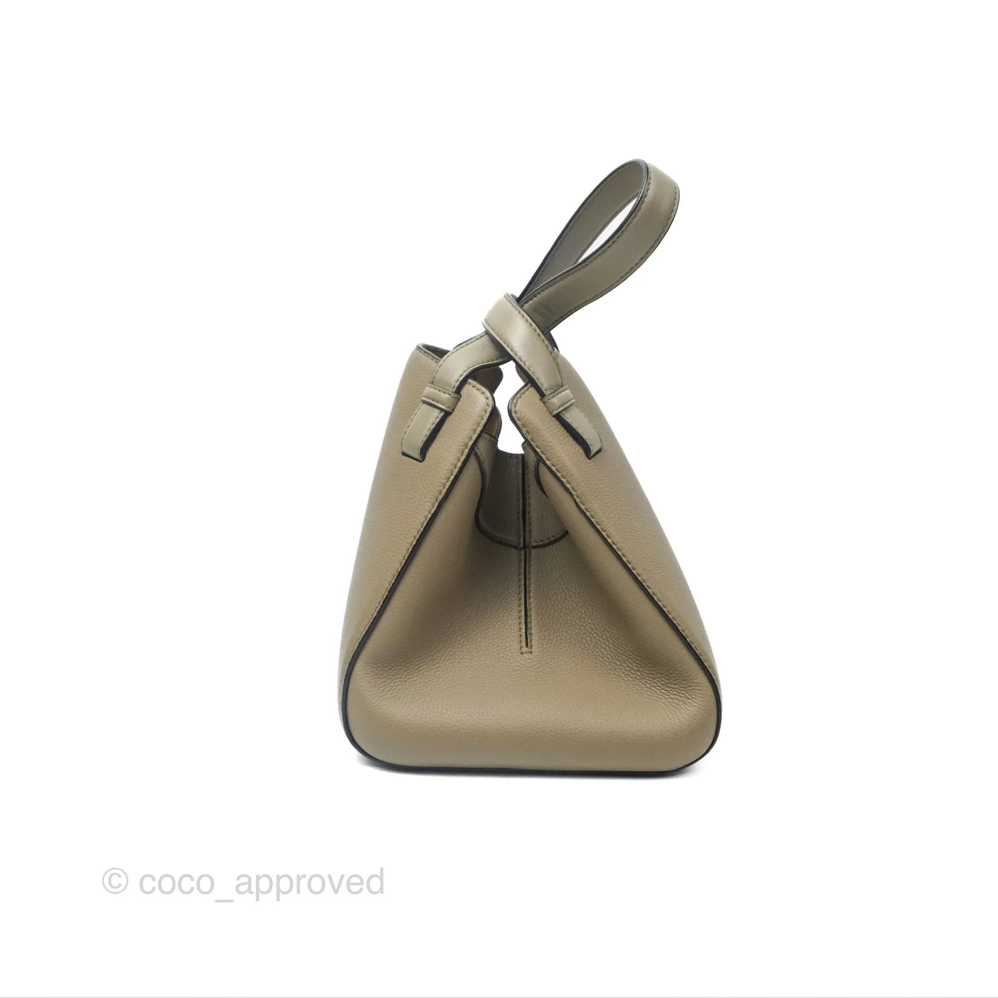 Loewe Hammock Nugget Bag Neutral Grained Leather