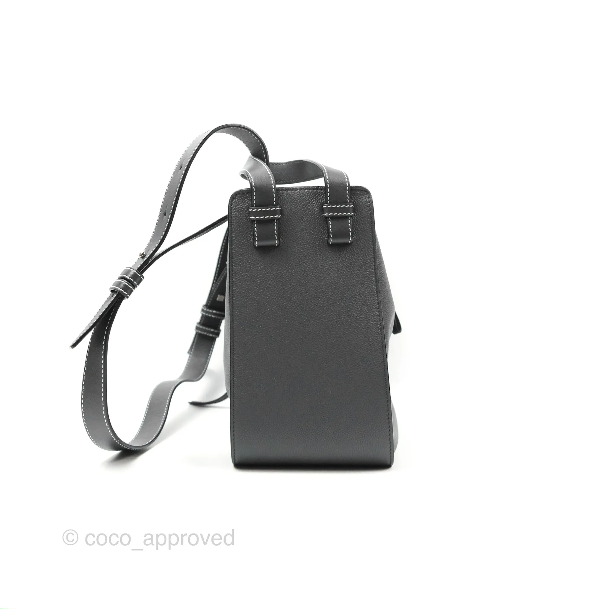 Loewe Hammock Small Asphalt Grey Shoulder Bag