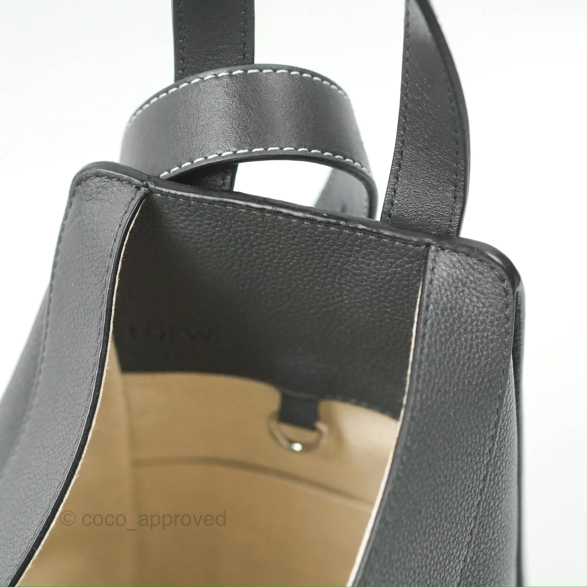 Loewe Hammock Small Asphalt Grey Shoulder Bag