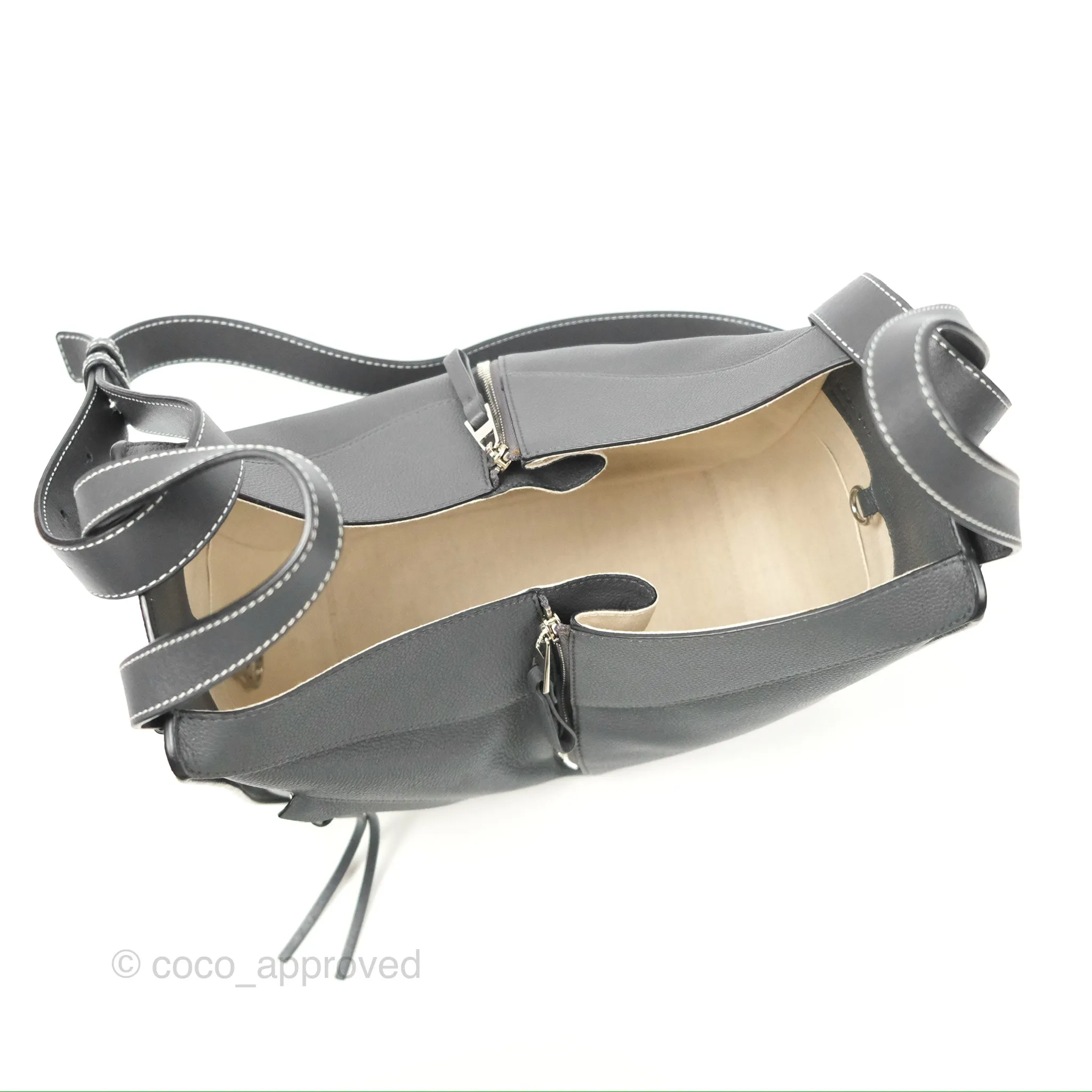 Loewe Hammock Small Asphalt Grey Shoulder Bag