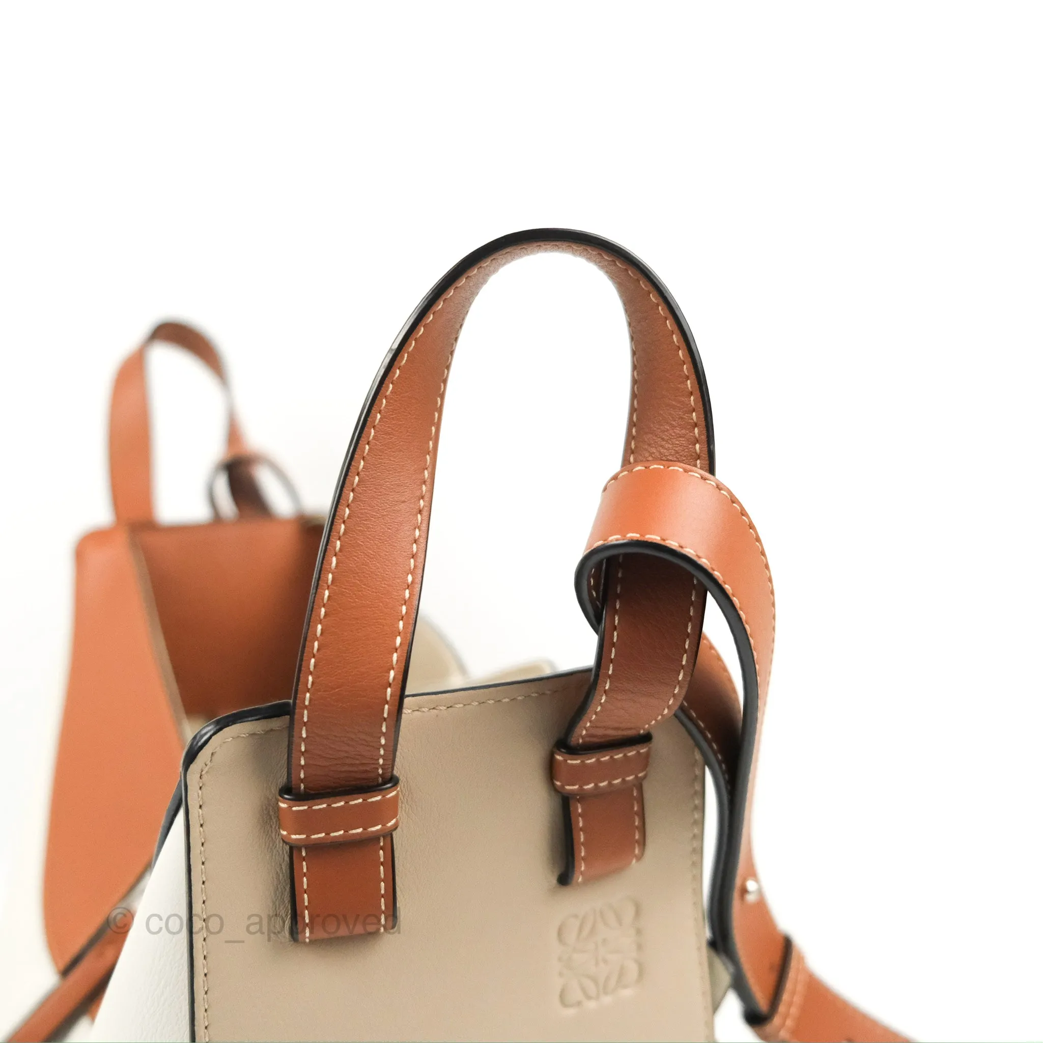 Loewe Hammock Small Light Oat/Tan Shoulder Bag