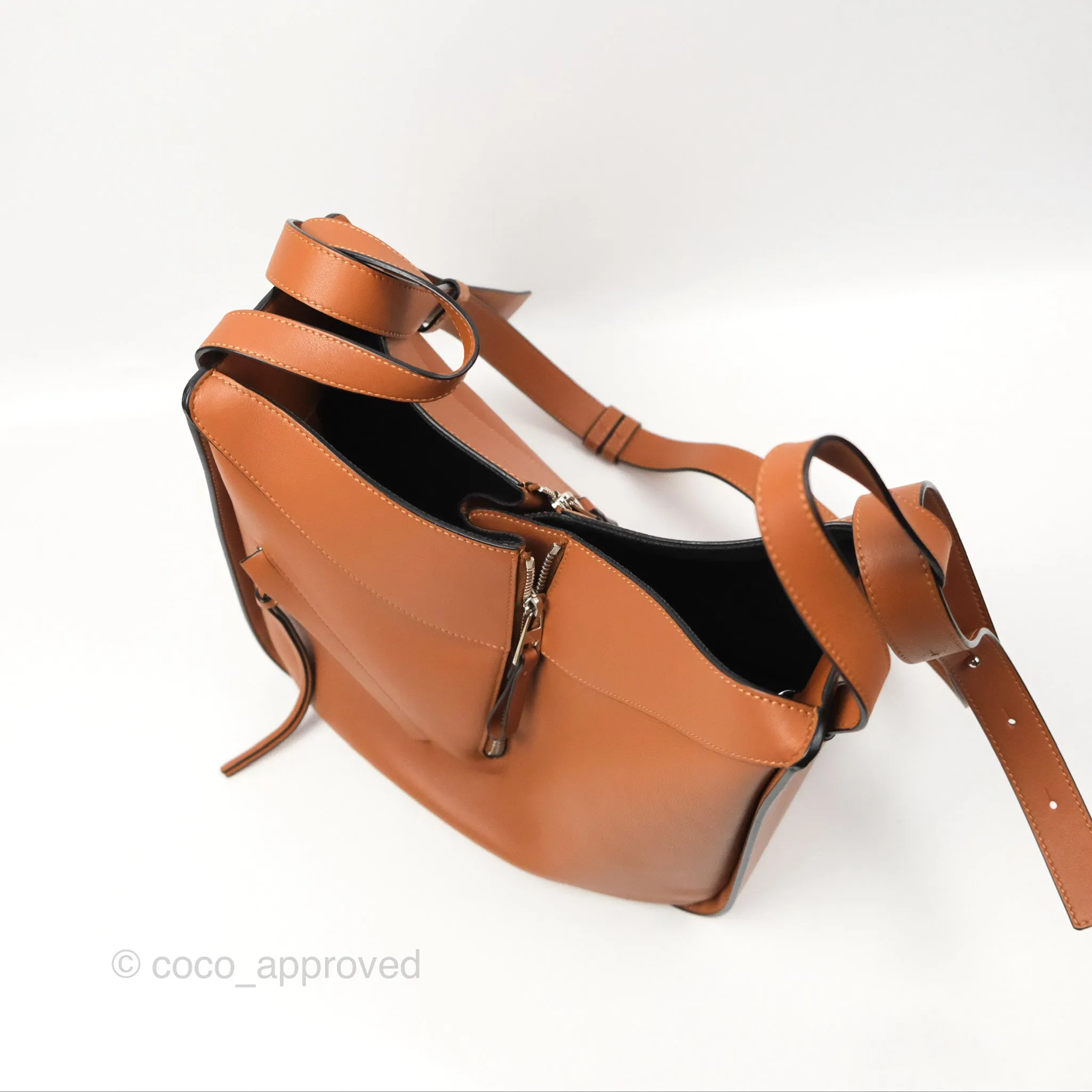 Loewe Hammock Small Shoulder Bag Tan