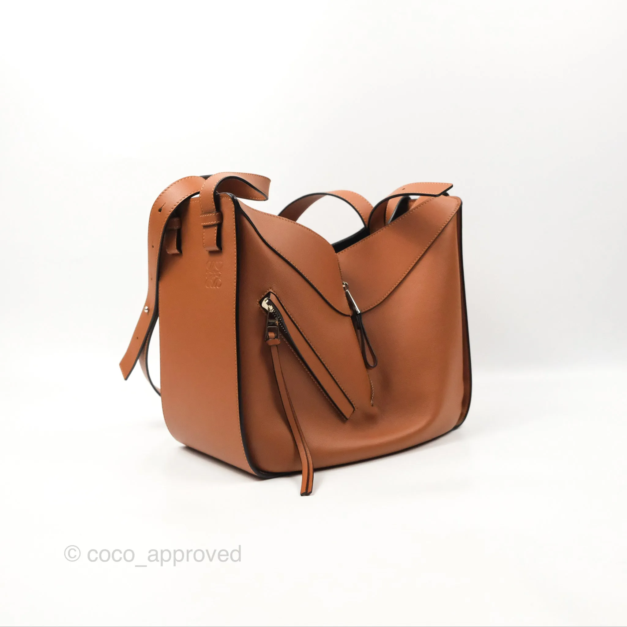 Loewe Hammock Small Shoulder Bag Tan
