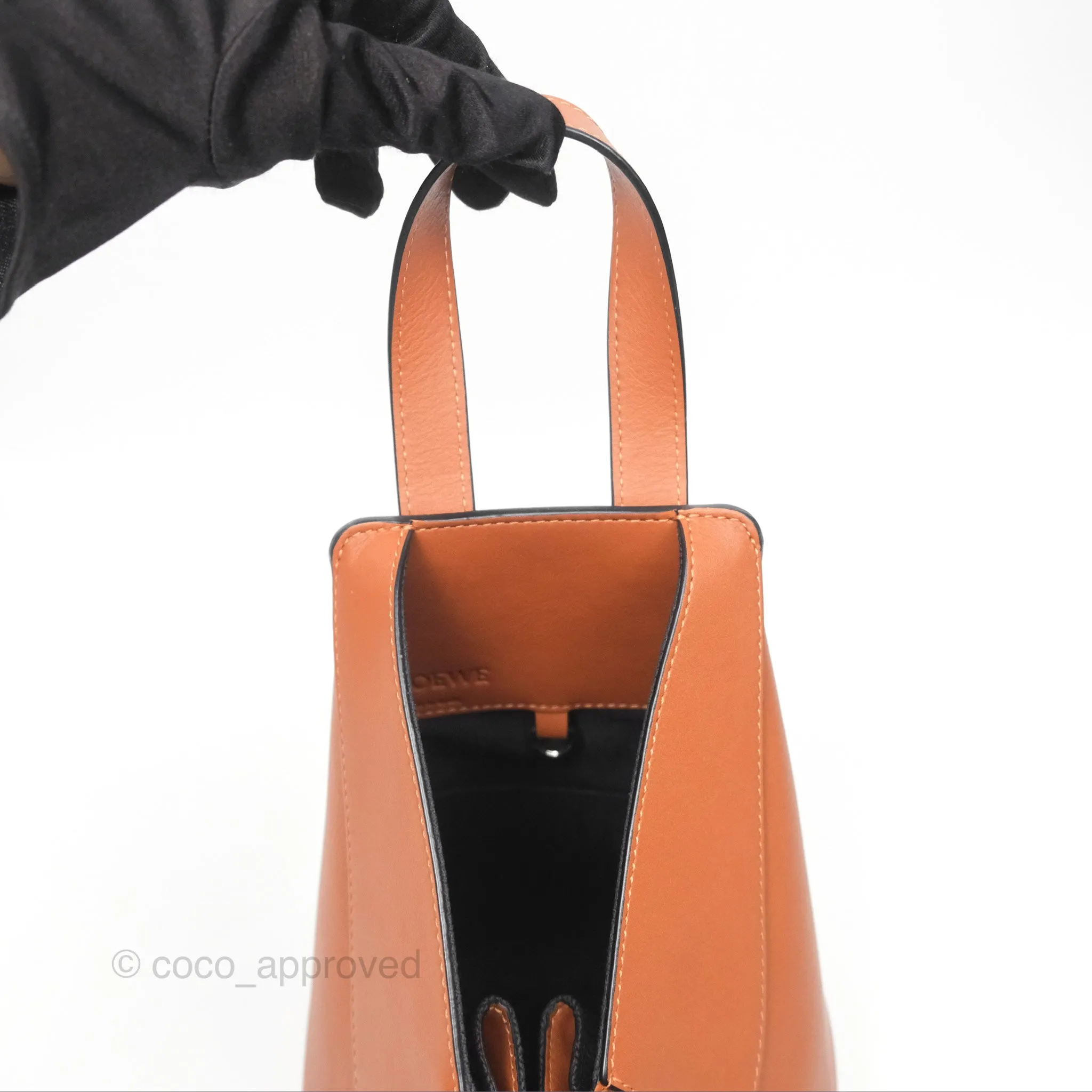Loewe Hammock Small Shoulder Bag Tan