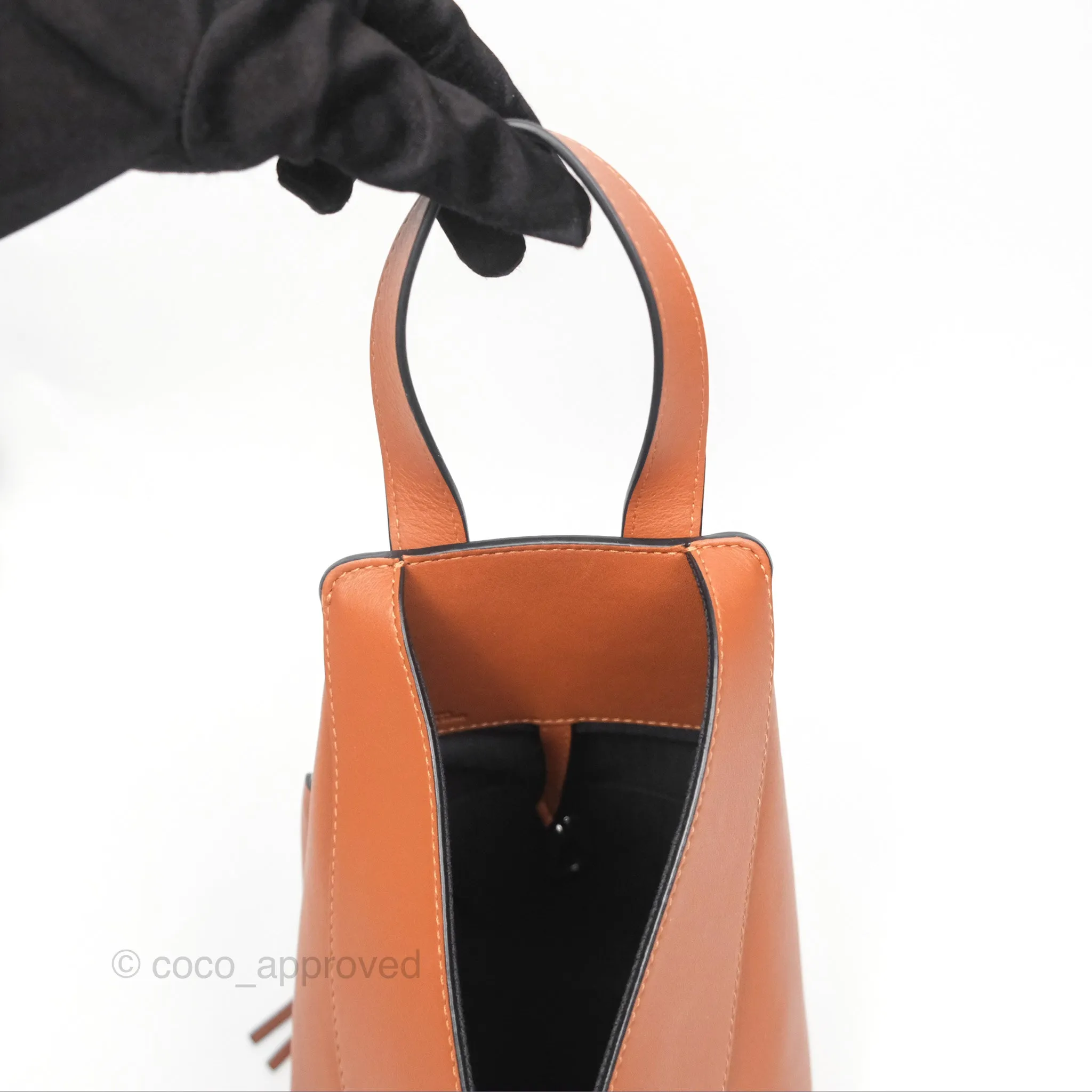 Loewe Hammock Small Shoulder Bag Tan