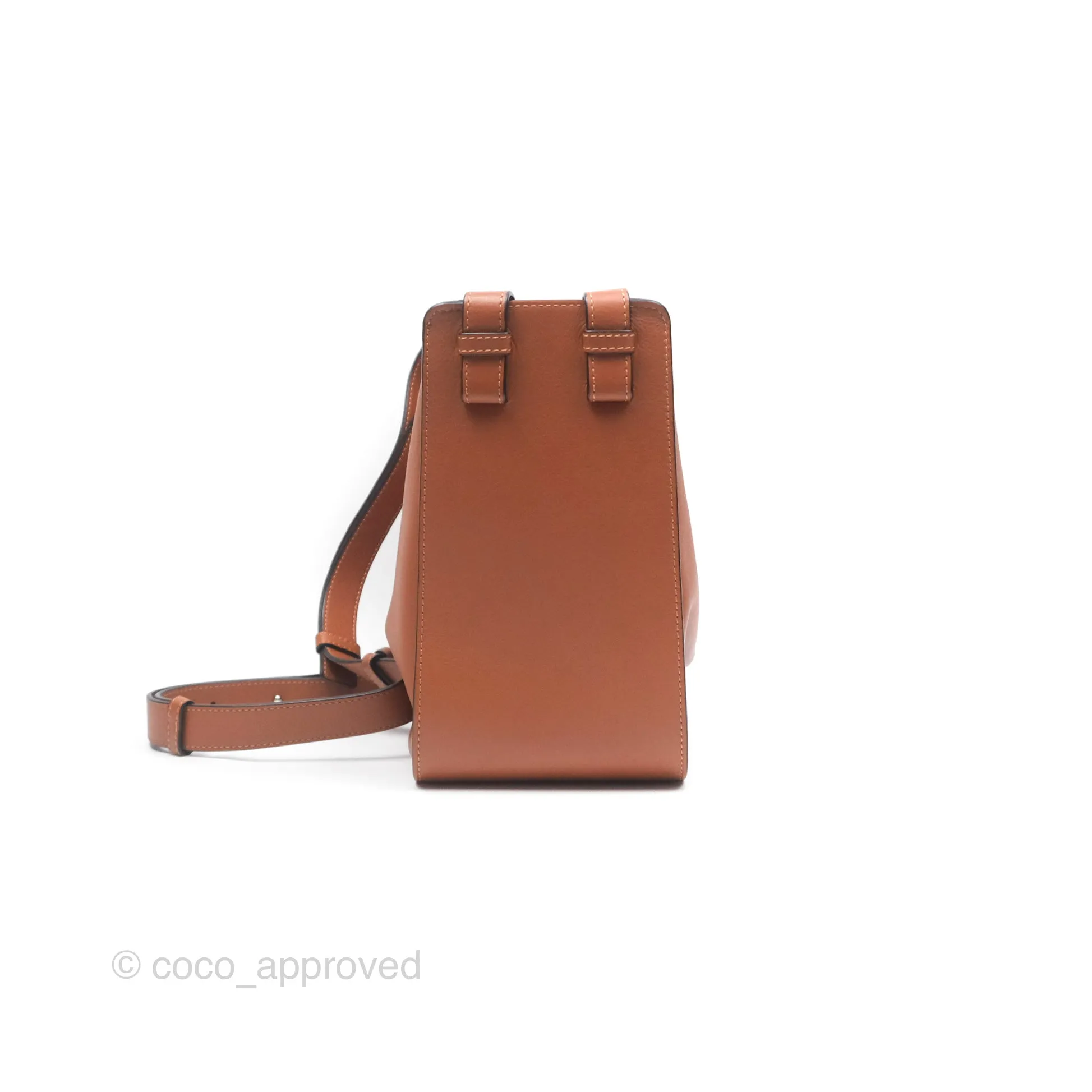 Loewe Hammock Small Shoulder Bag Tan
