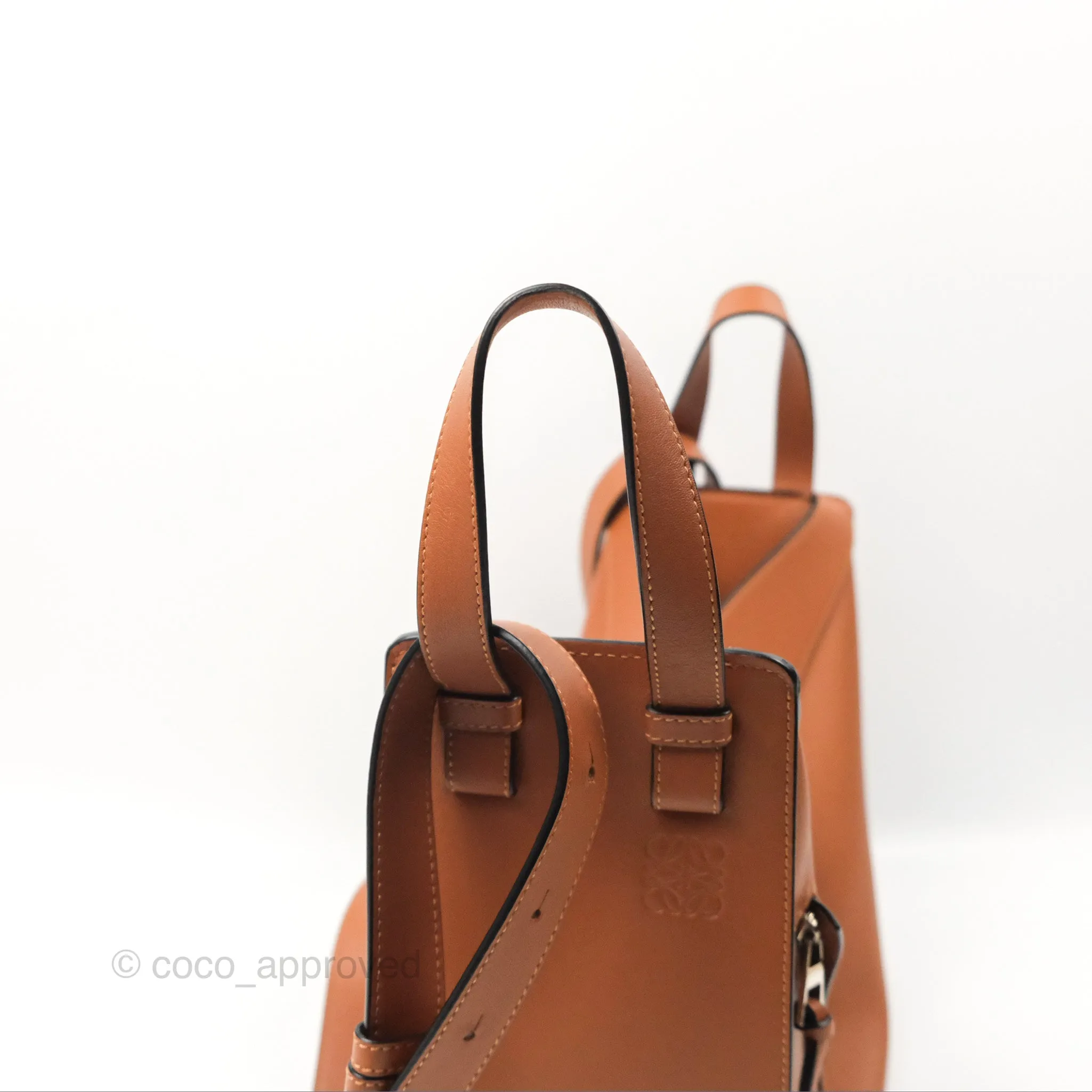 Loewe Hammock Small Shoulder Bag Tan