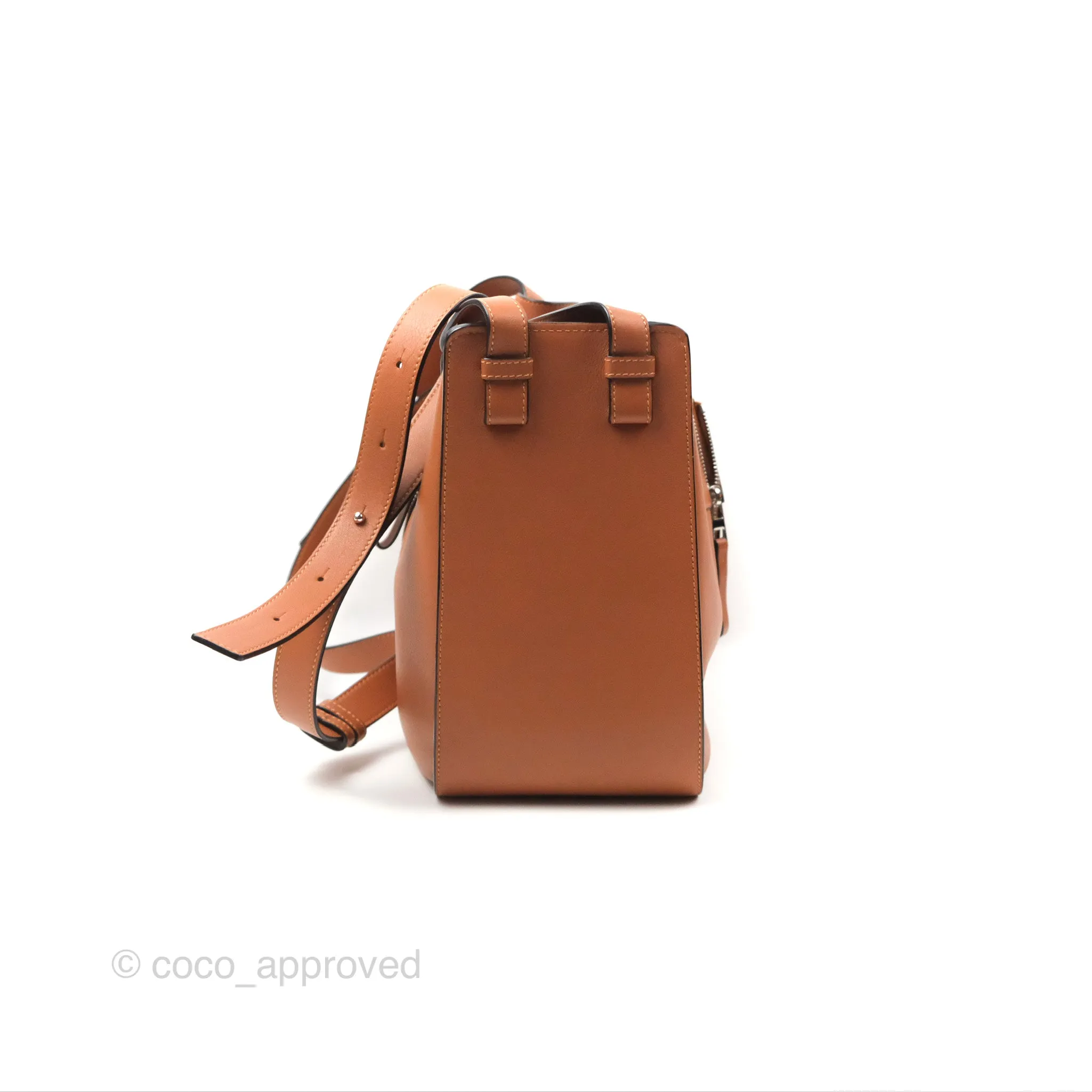Loewe Hammock Small Shoulder Bag Tan