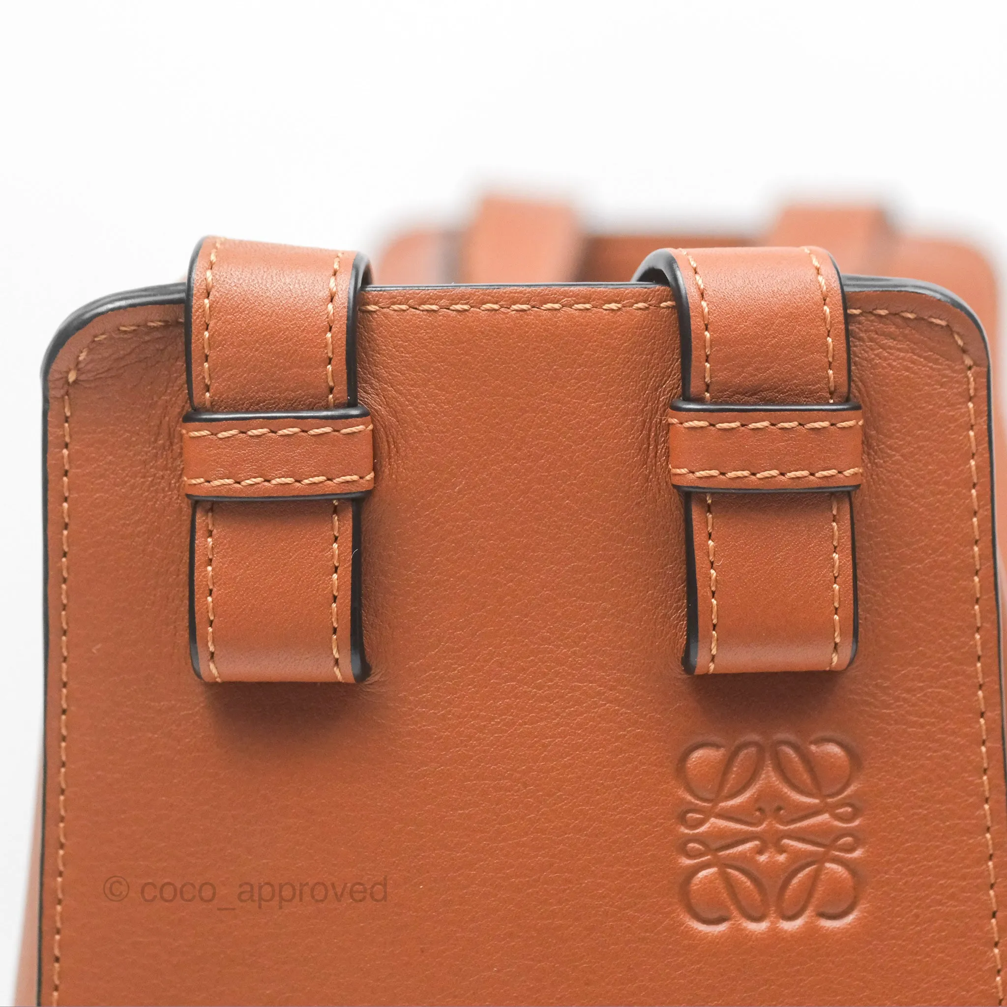 Loewe Hammock Small Shoulder Bag Tan