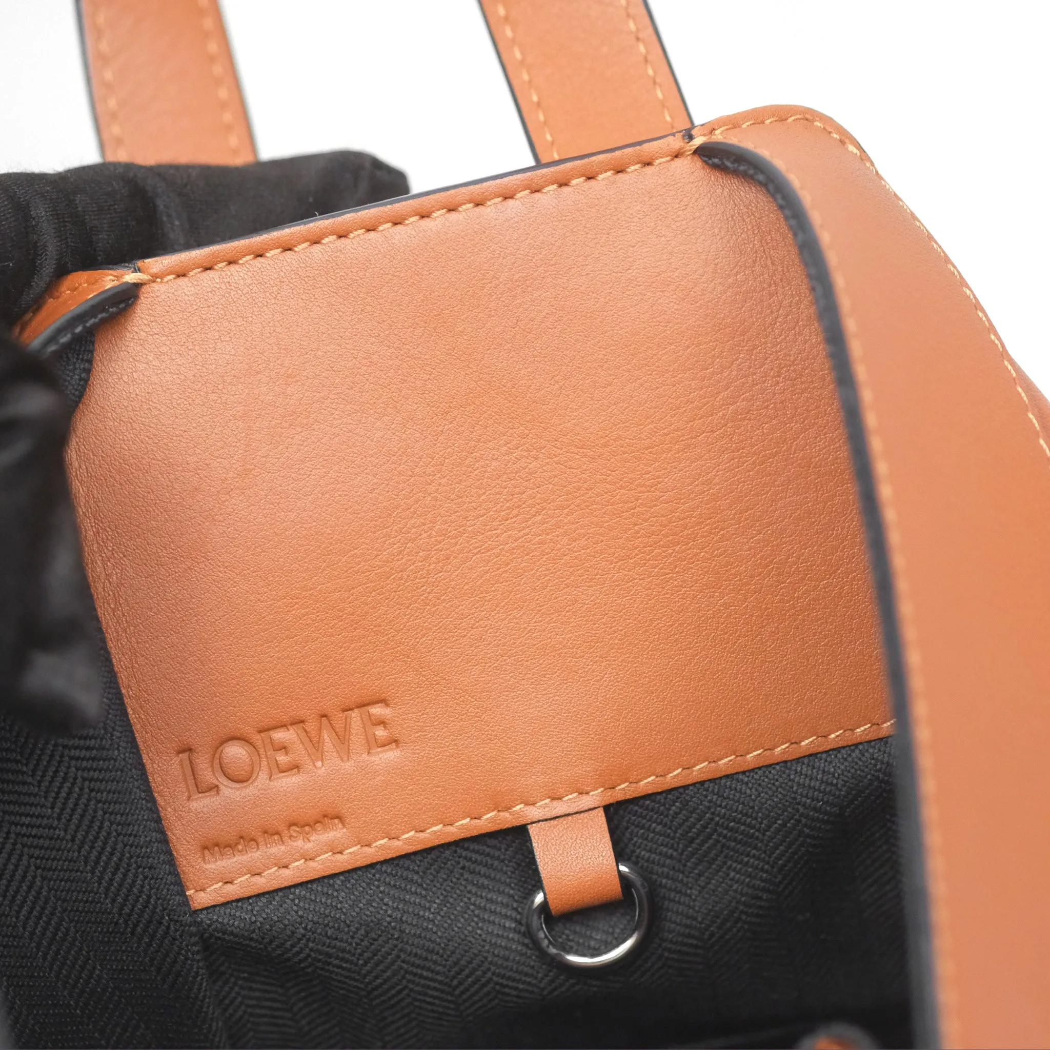 Loewe Hammock Small Shoulder Bag Tan