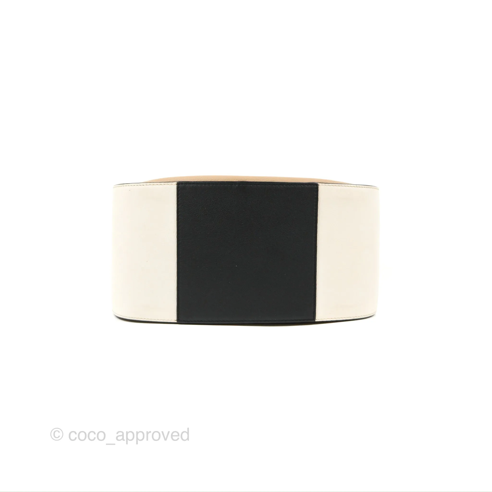 Loewe Hammock Small White/Brown/Black Shoulder Bag
