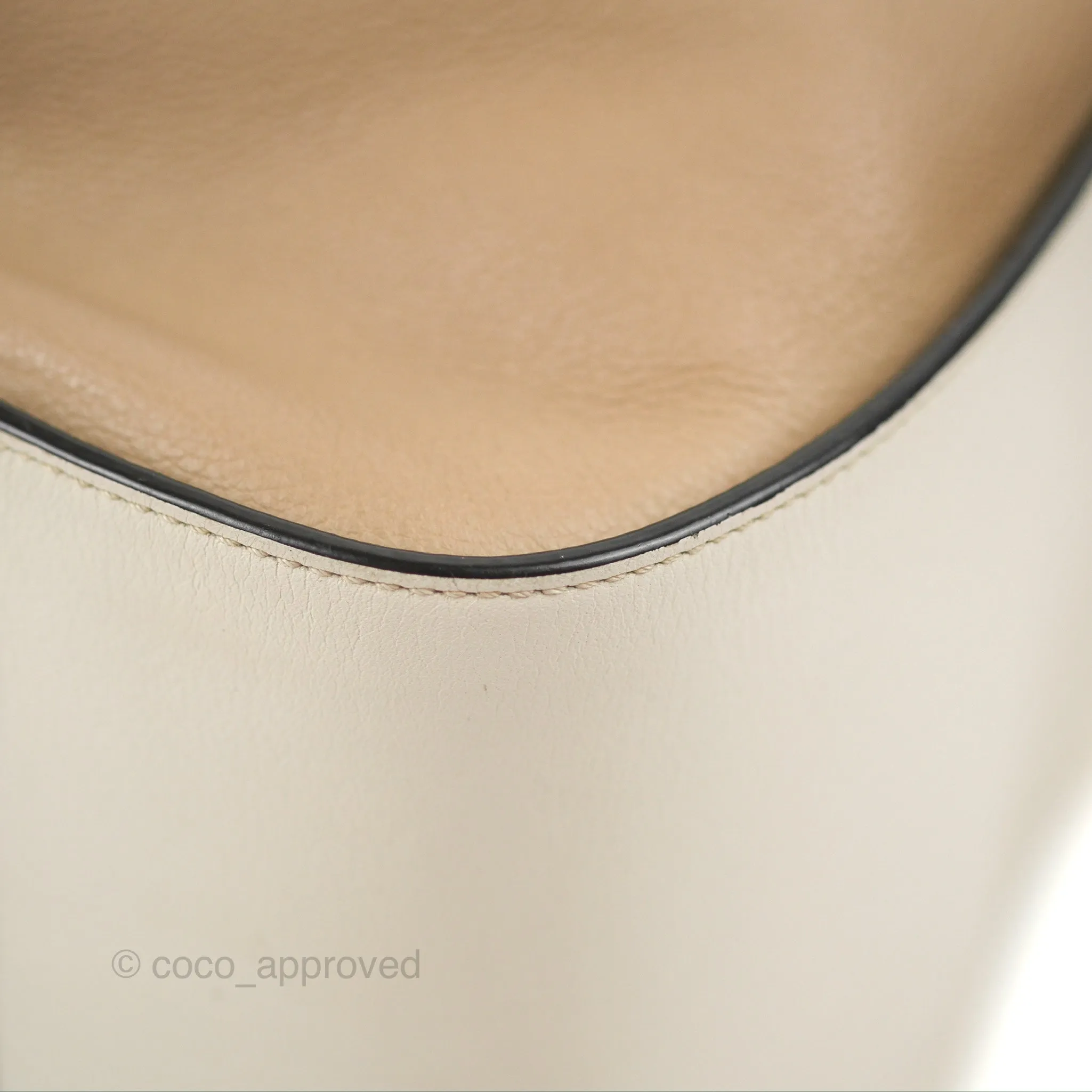 Loewe Hammock Small White/Brown/Black Shoulder Bag