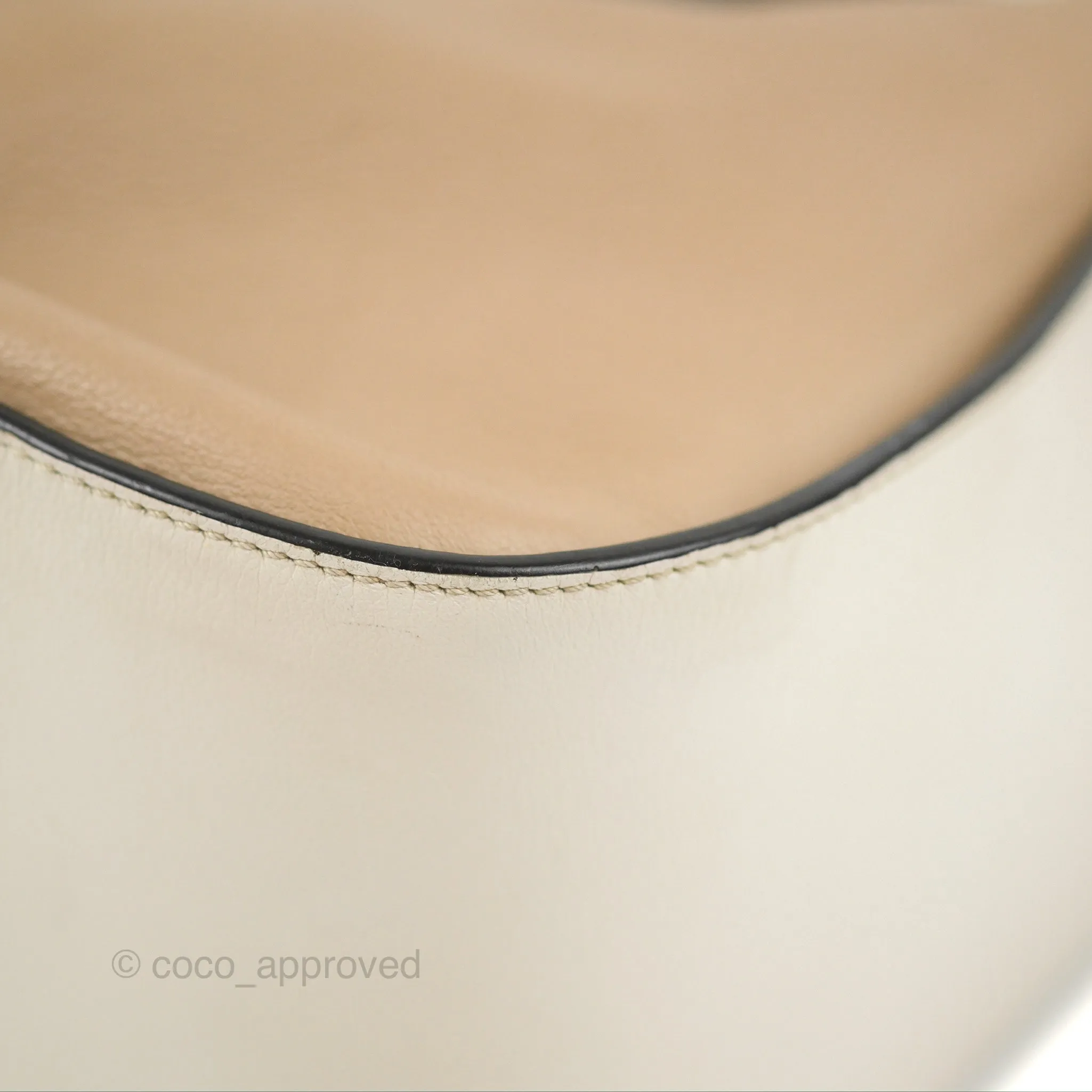 Loewe Hammock Small White/Brown/Black Shoulder Bag