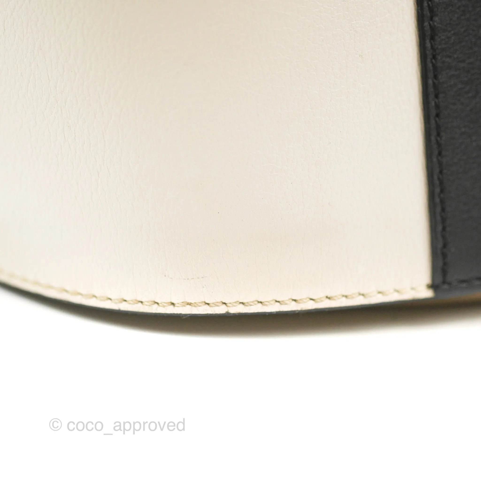 Loewe Hammock Small White/Brown/Black Shoulder Bag