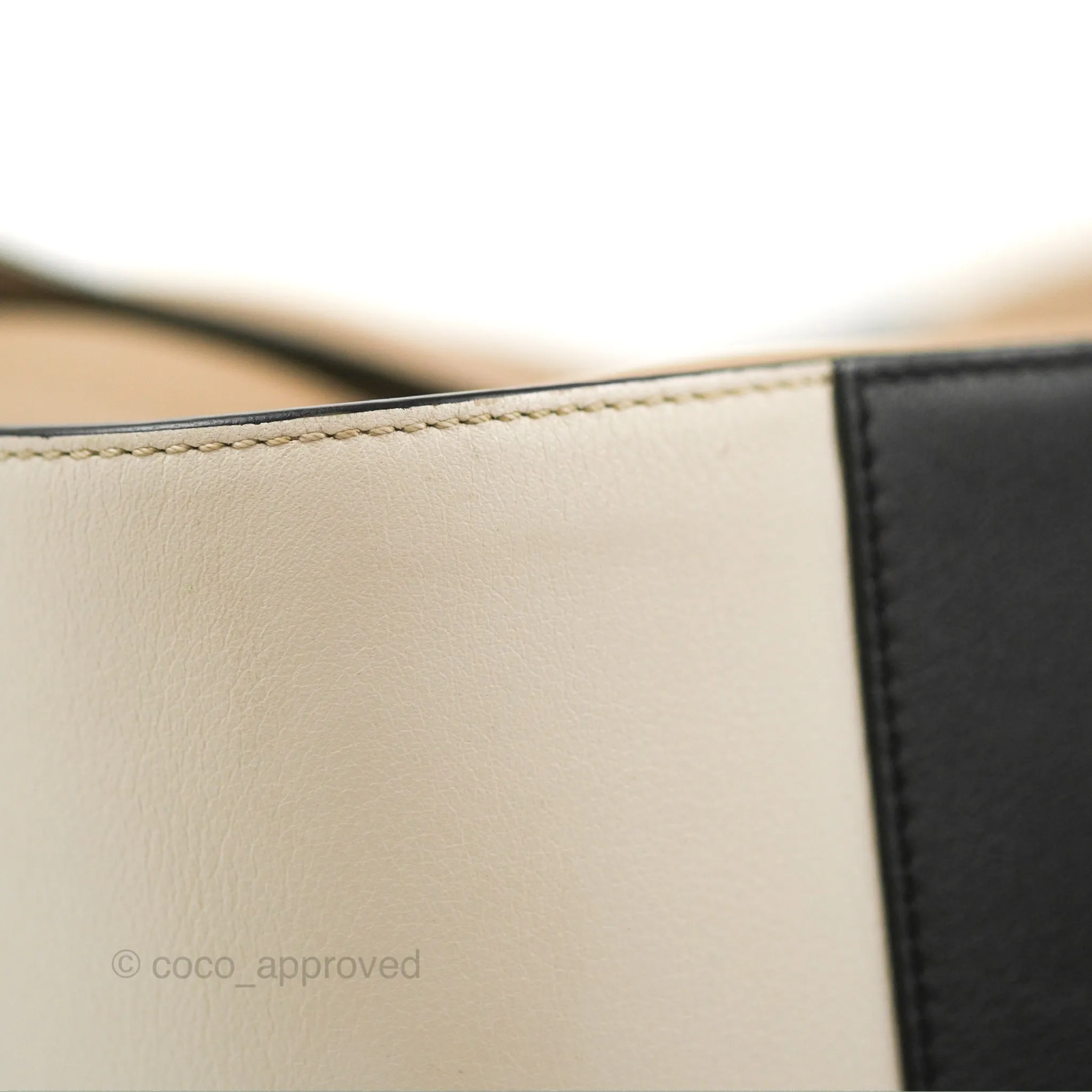 Loewe Hammock Small White/Brown/Black Shoulder Bag