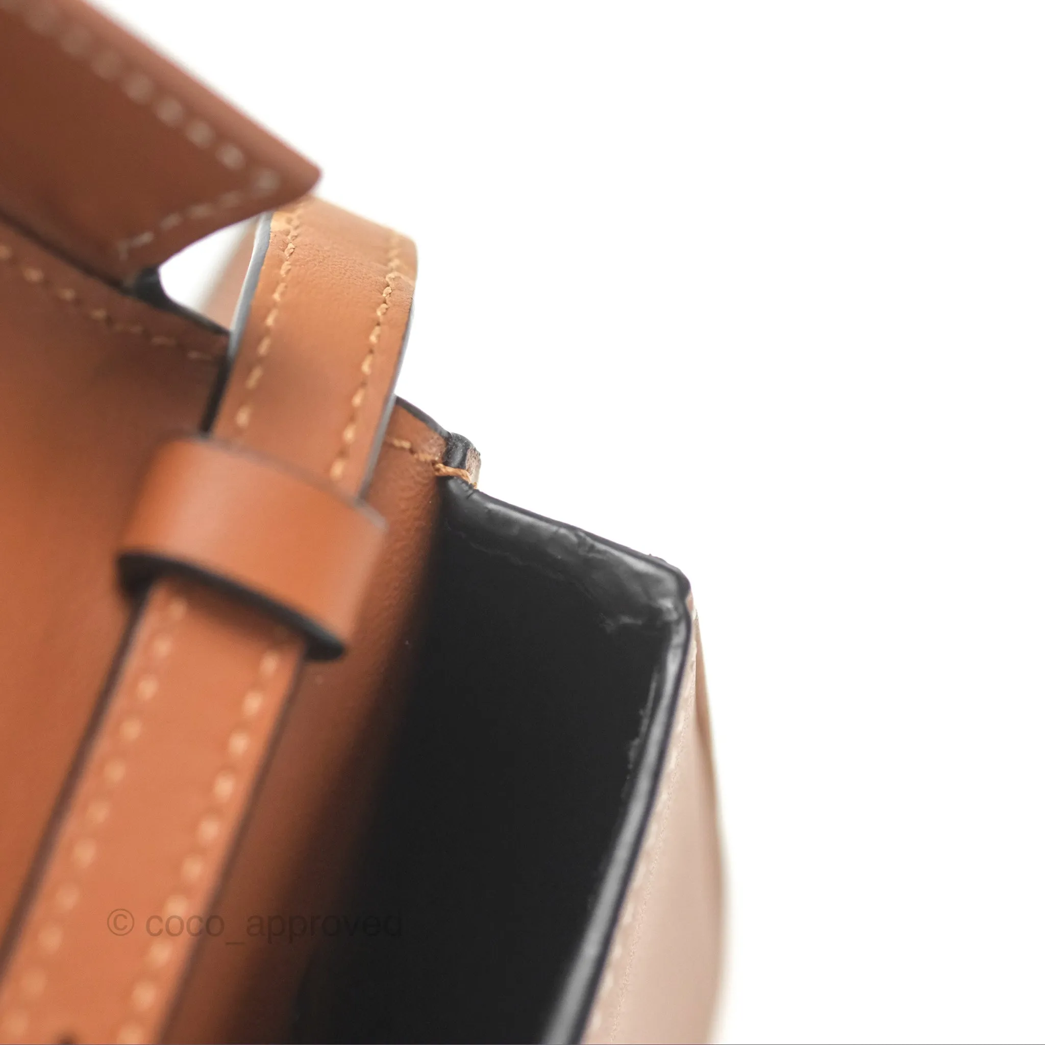 Loewe Heel Bag Soft Calfskin Tan