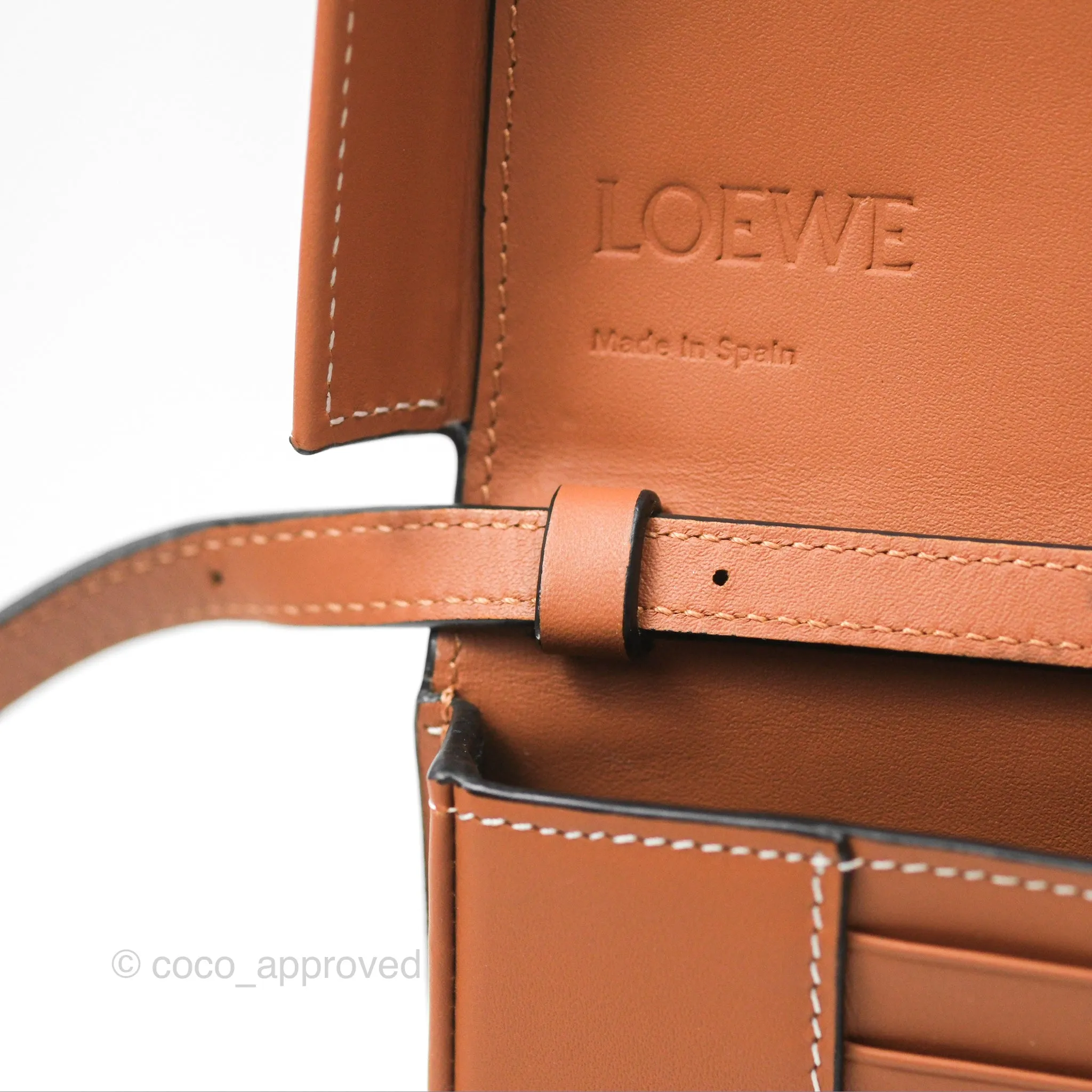 Loewe Heel Bag Soft Calfskin Tan