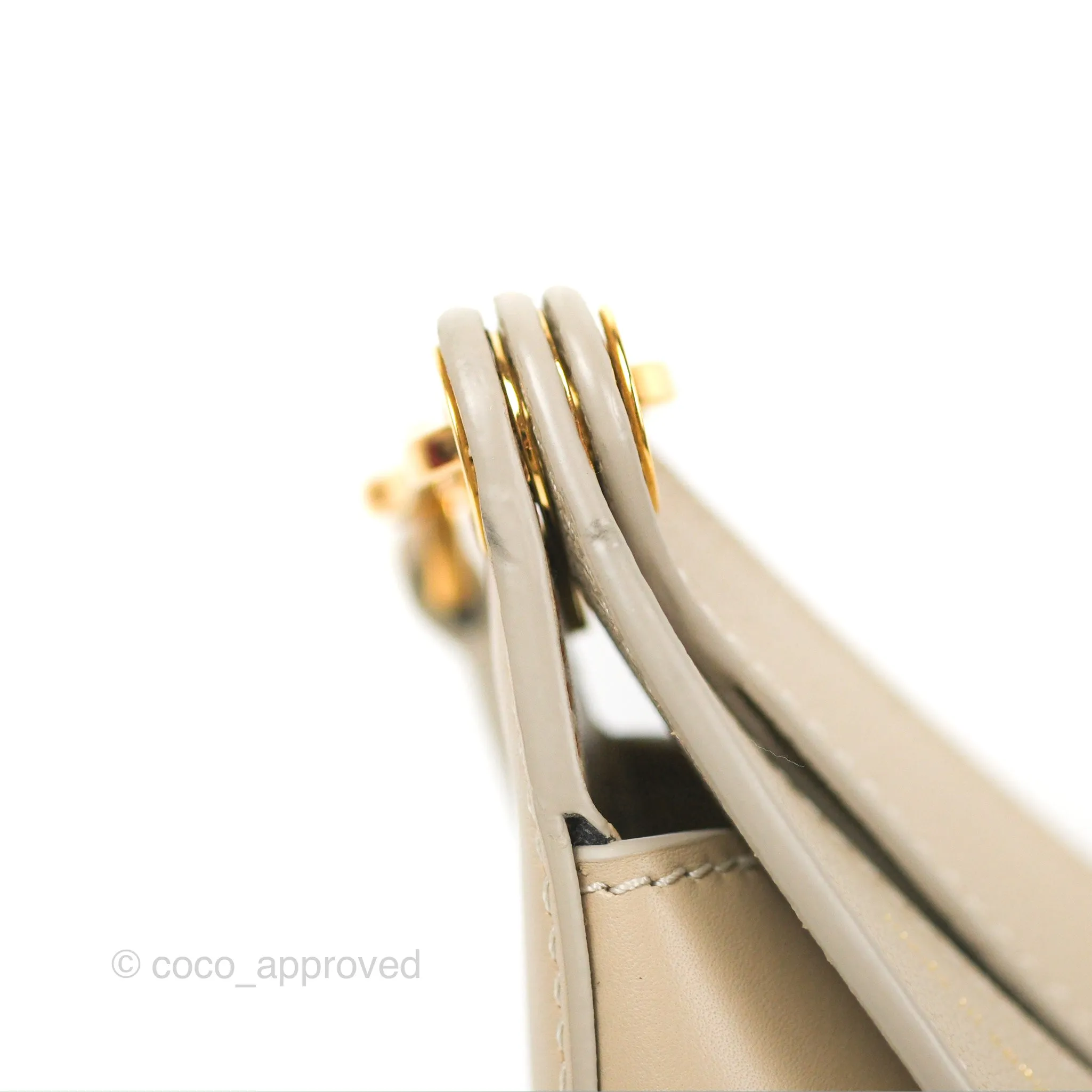 Loewe Luna Shoulder Bag Light Oat Calfskin