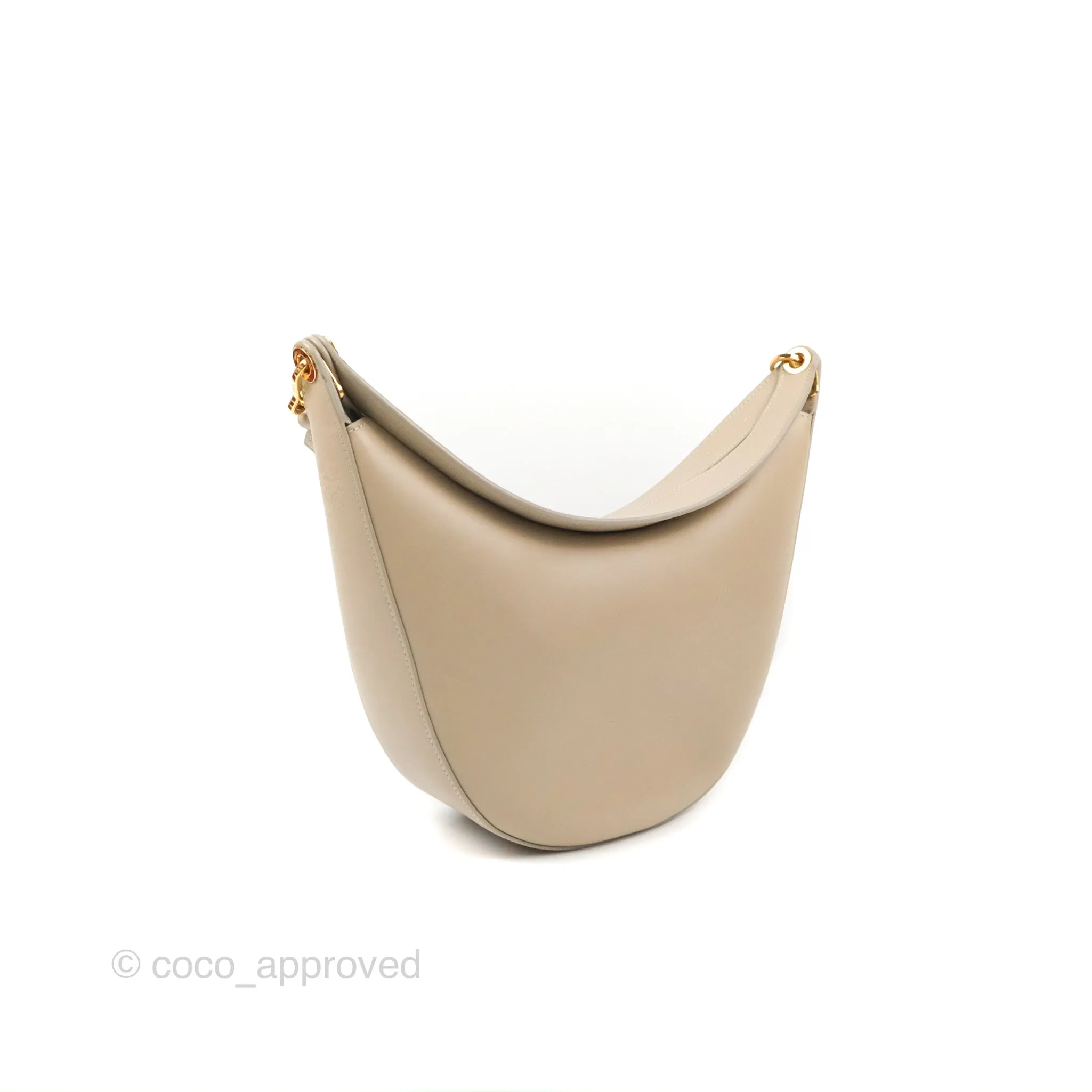 Loewe Luna Shoulder Bag Light Oat Calfskin