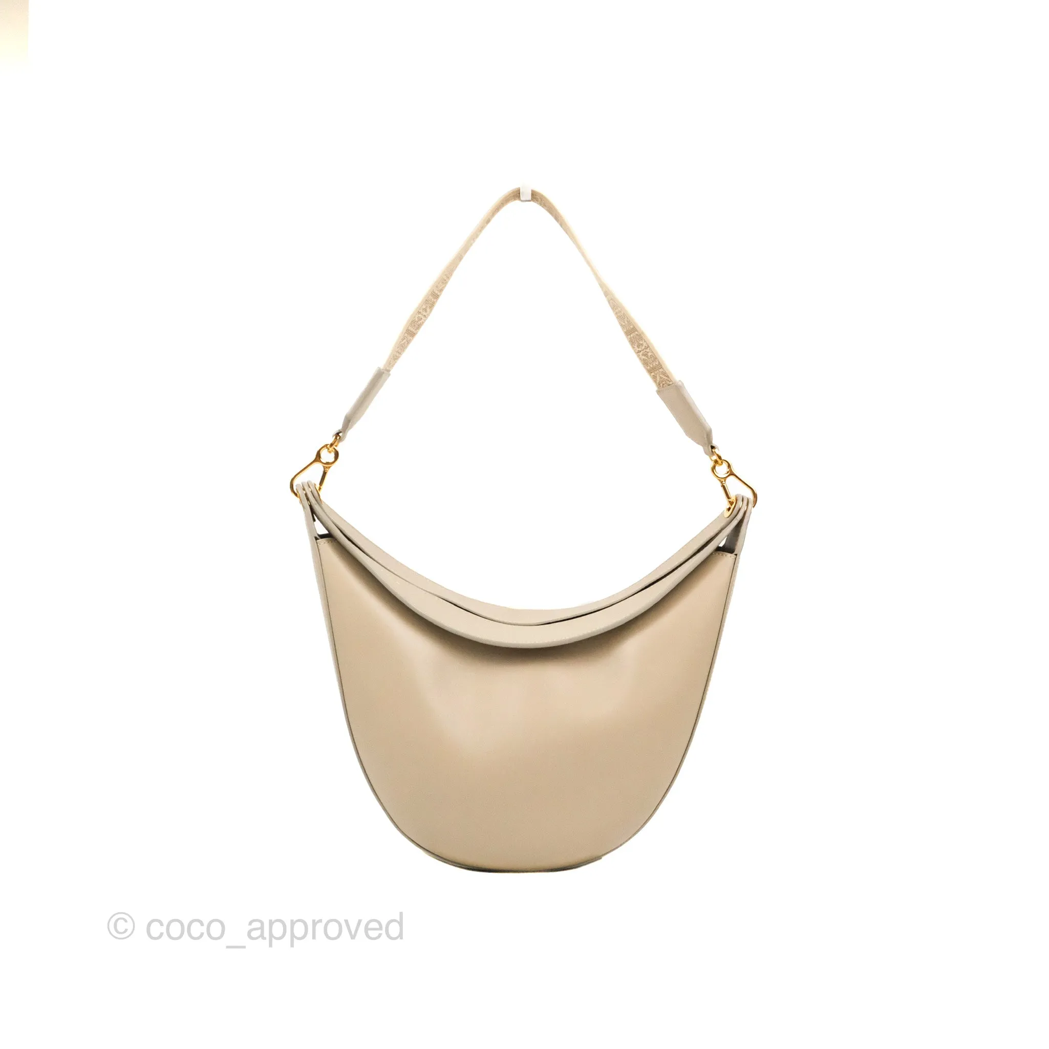 Loewe Luna Shoulder Bag Light Oat Calfskin