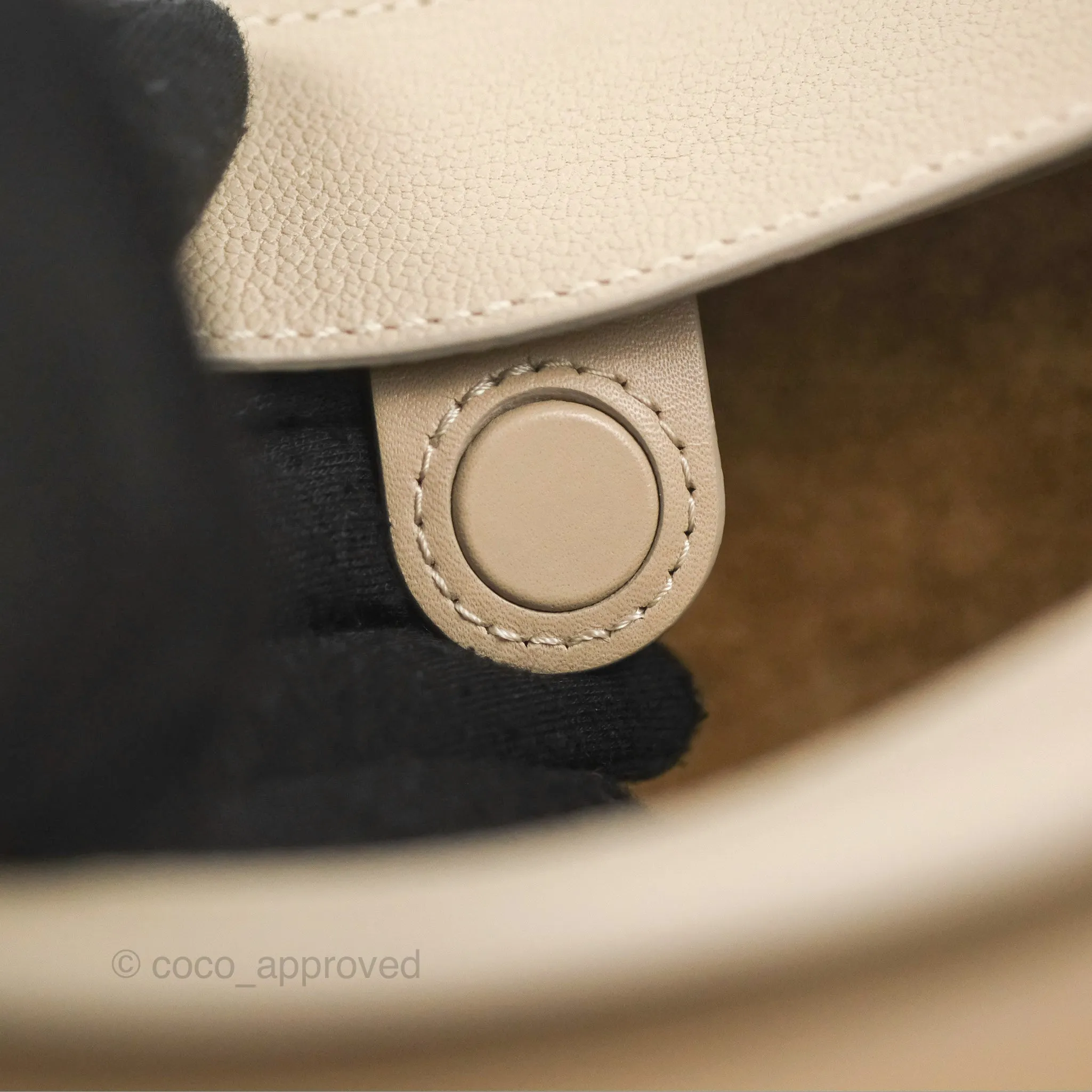 Loewe Luna Shoulder Bag Light Oat Calfskin