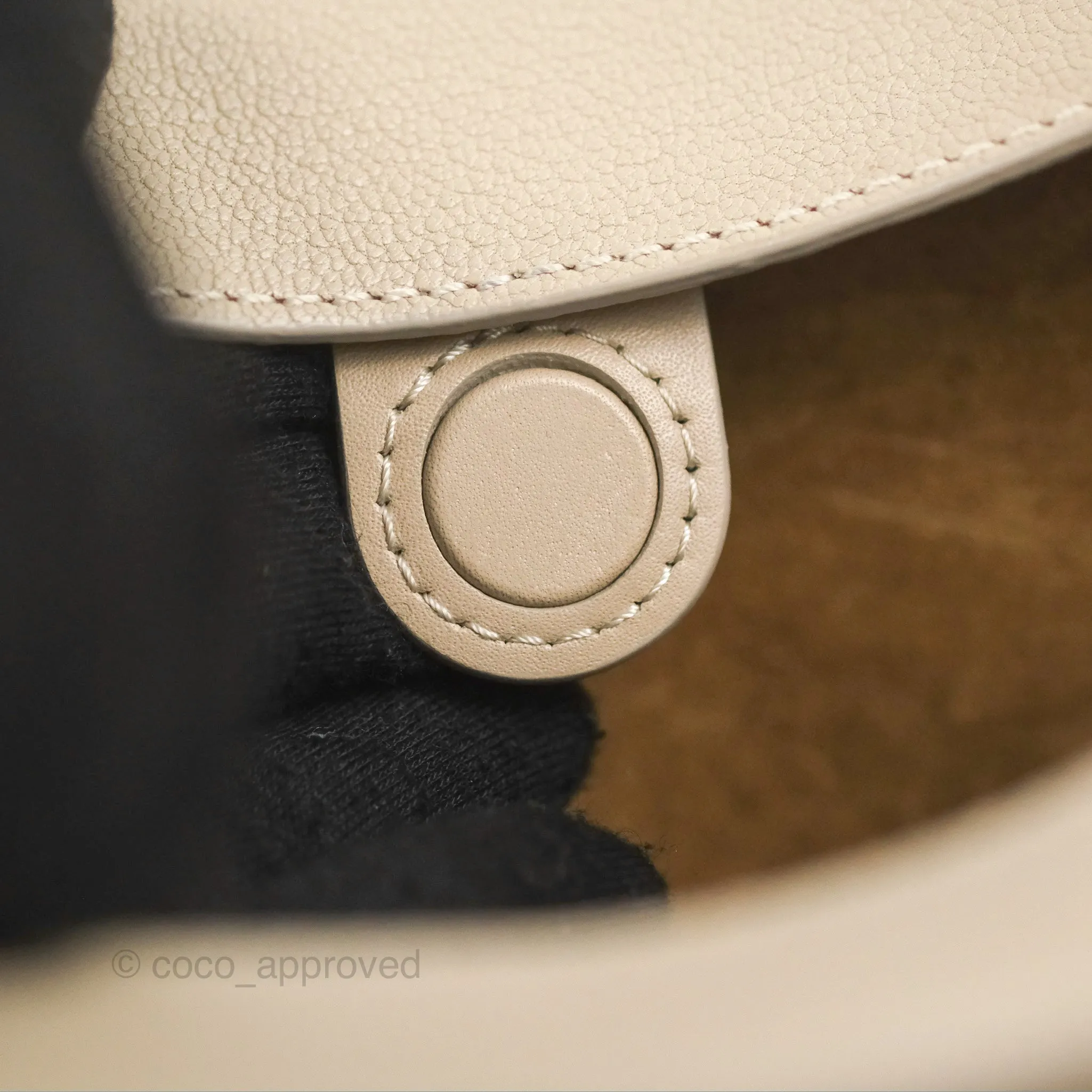 Loewe Luna Shoulder Bag Light Oat Calfskin
