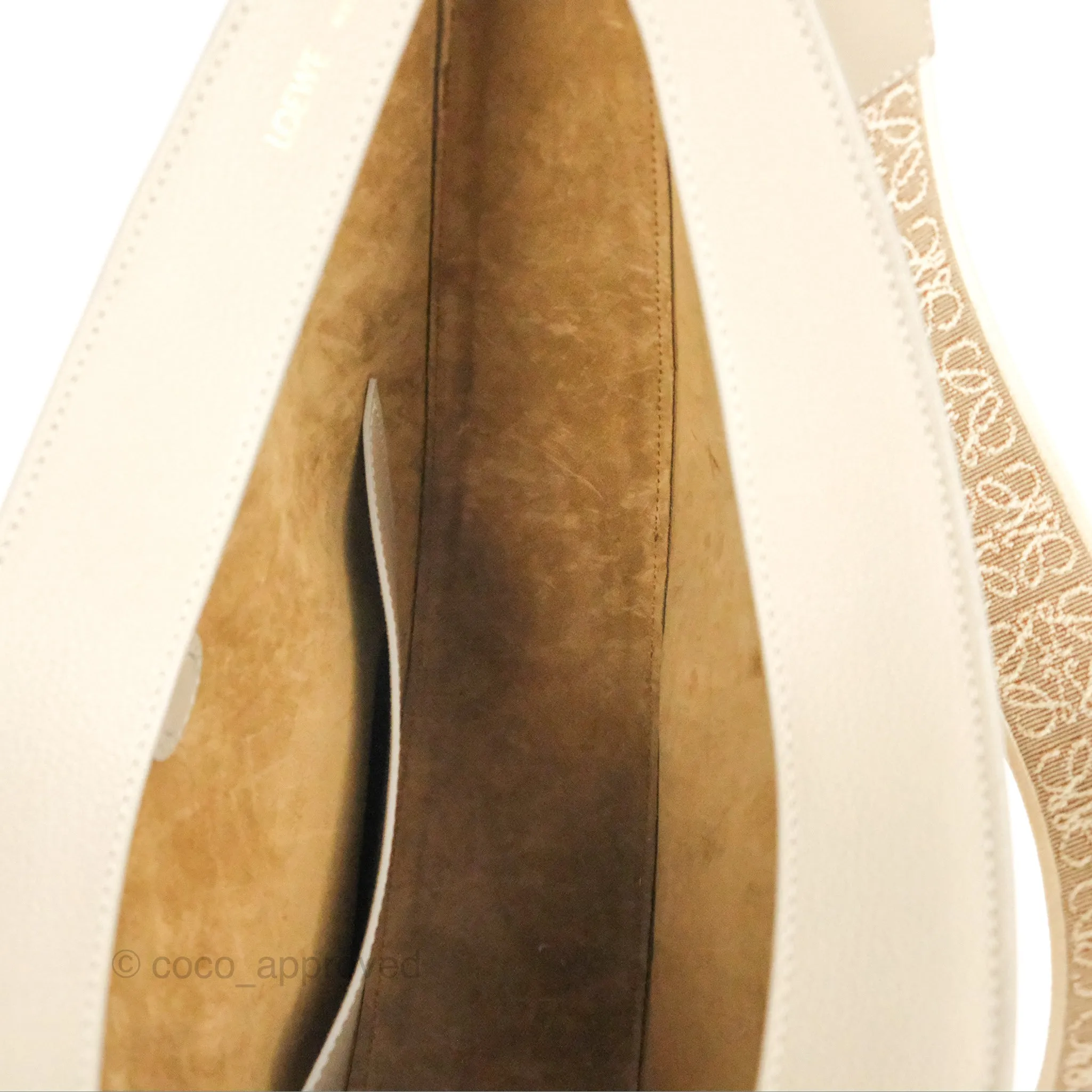 Loewe Luna Shoulder Bag Light Oat Calfskin