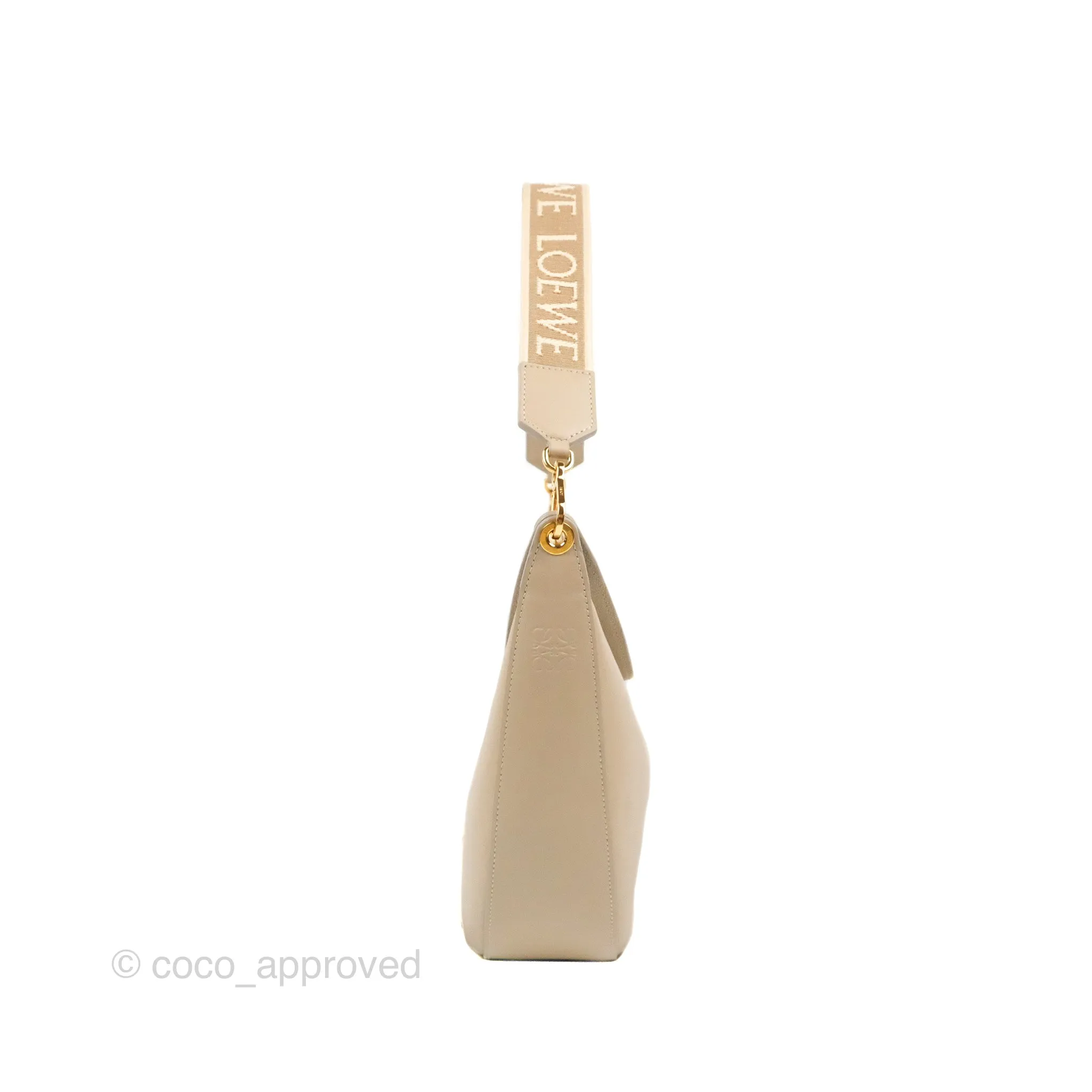 Loewe Luna Shoulder Bag Light Oat Calfskin