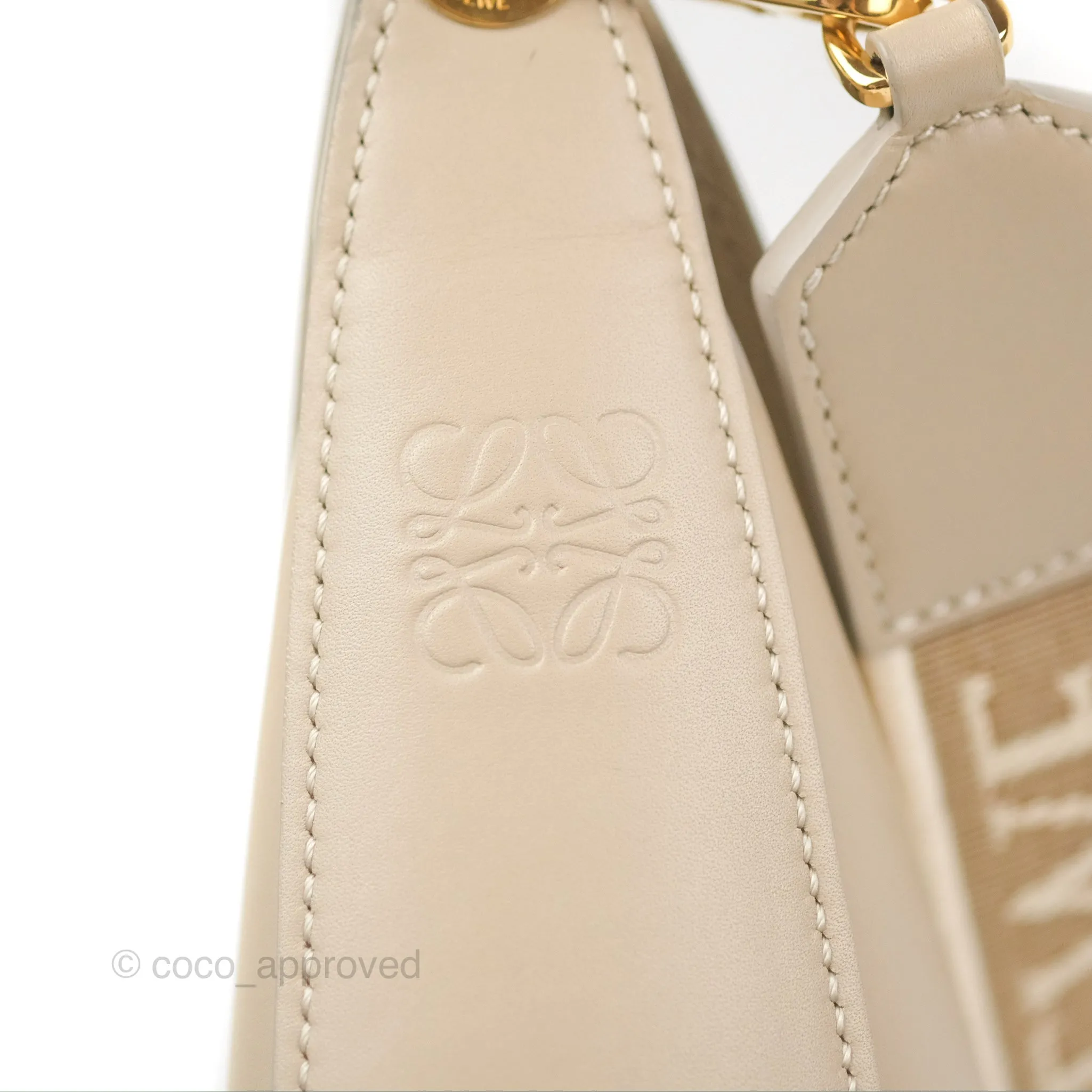 Loewe Luna Shoulder Bag Light Oat Calfskin