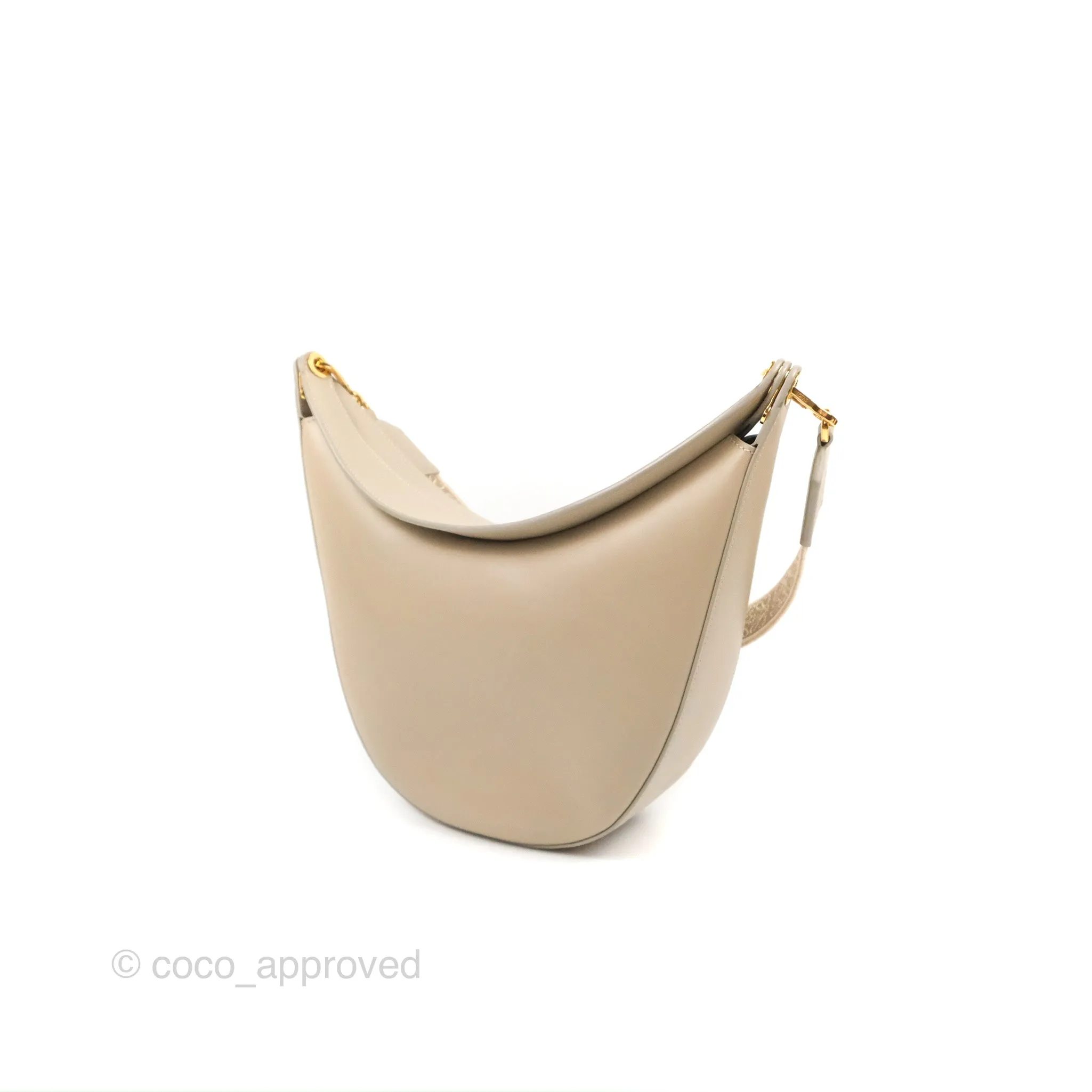 Loewe Luna Shoulder Bag Light Oat Calfskin