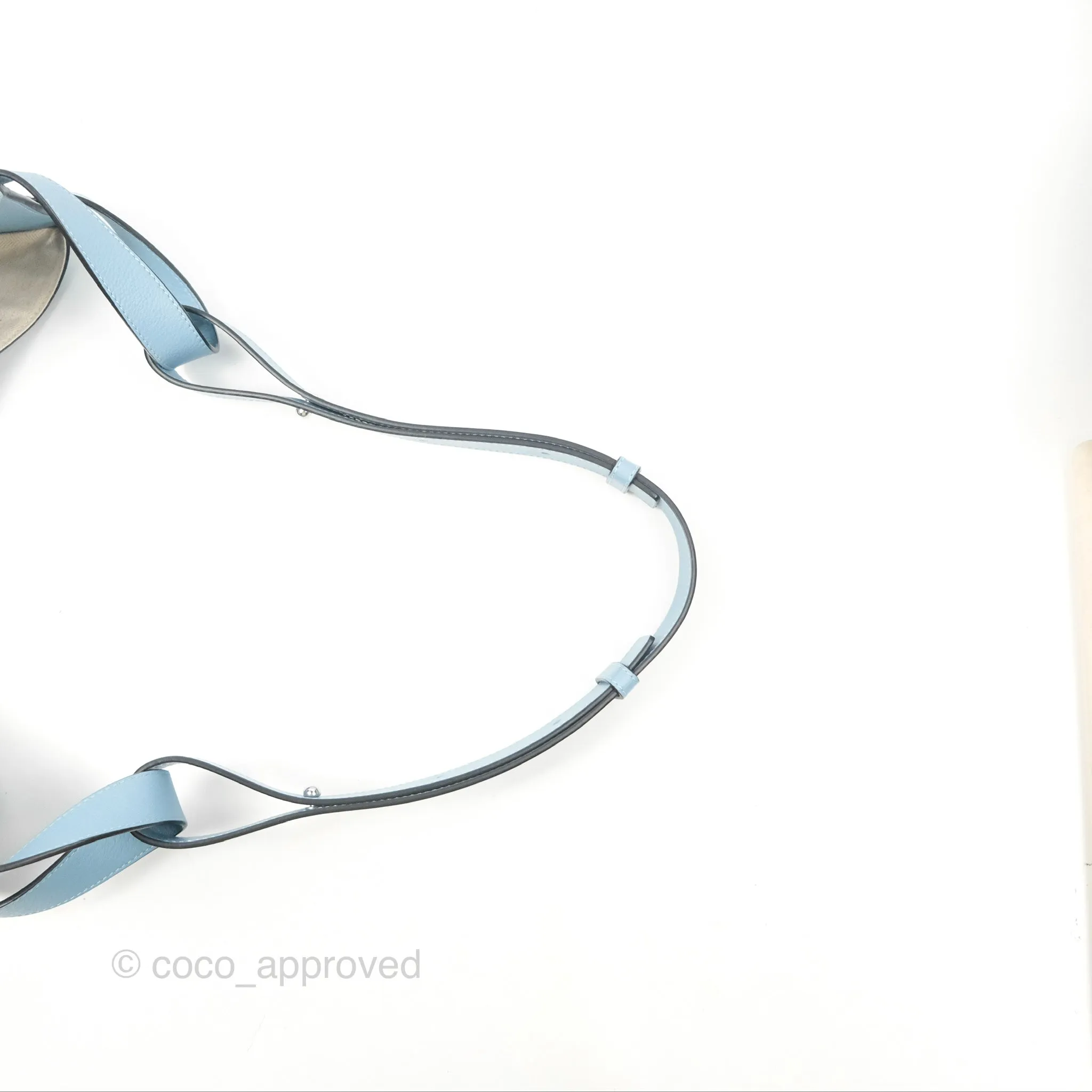 Loewe Medium Hammock Shoulder Bag Light Blue Aqua Stone