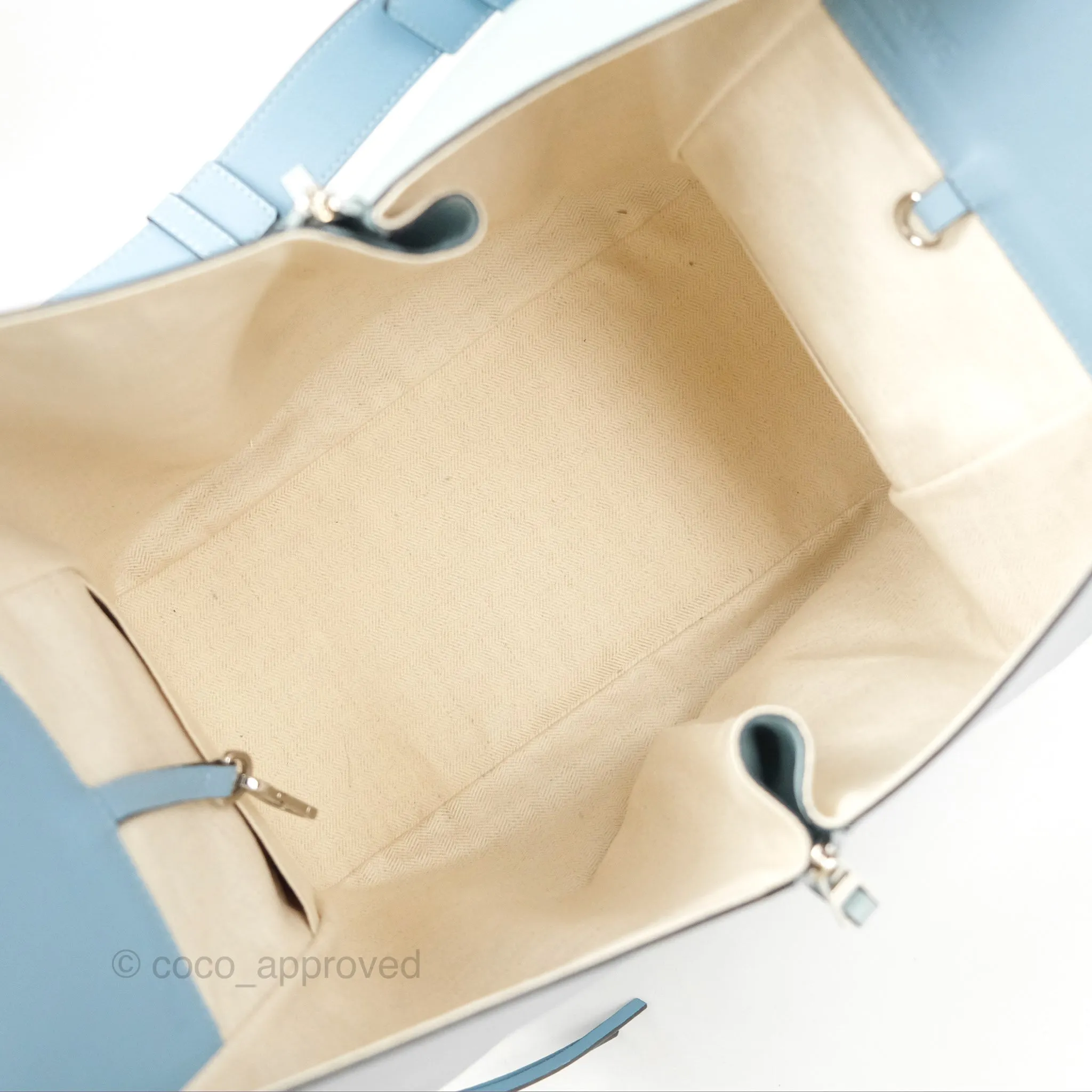 Loewe Medium Hammock Shoulder Bag Light Blue Aqua Stone