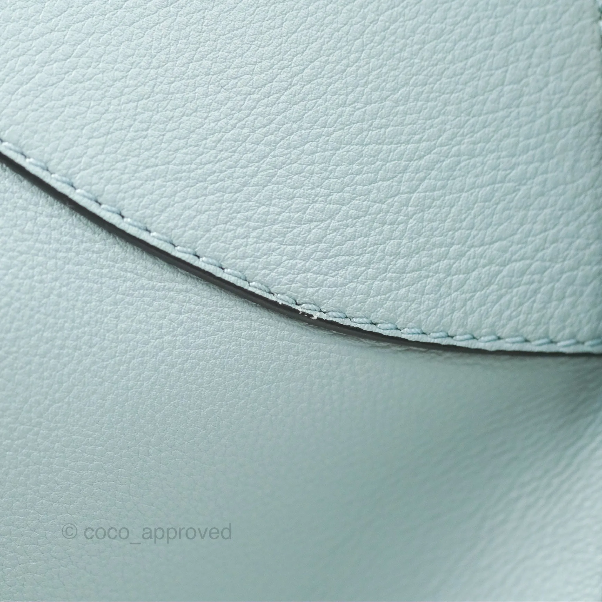 Loewe Medium Hammock Shoulder Bag Light Blue Aqua Stone