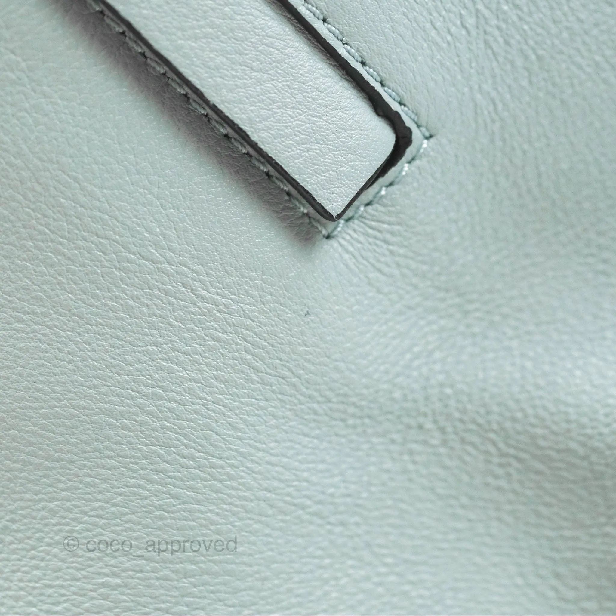 Loewe Medium Hammock Shoulder Bag Light Blue Aqua Stone