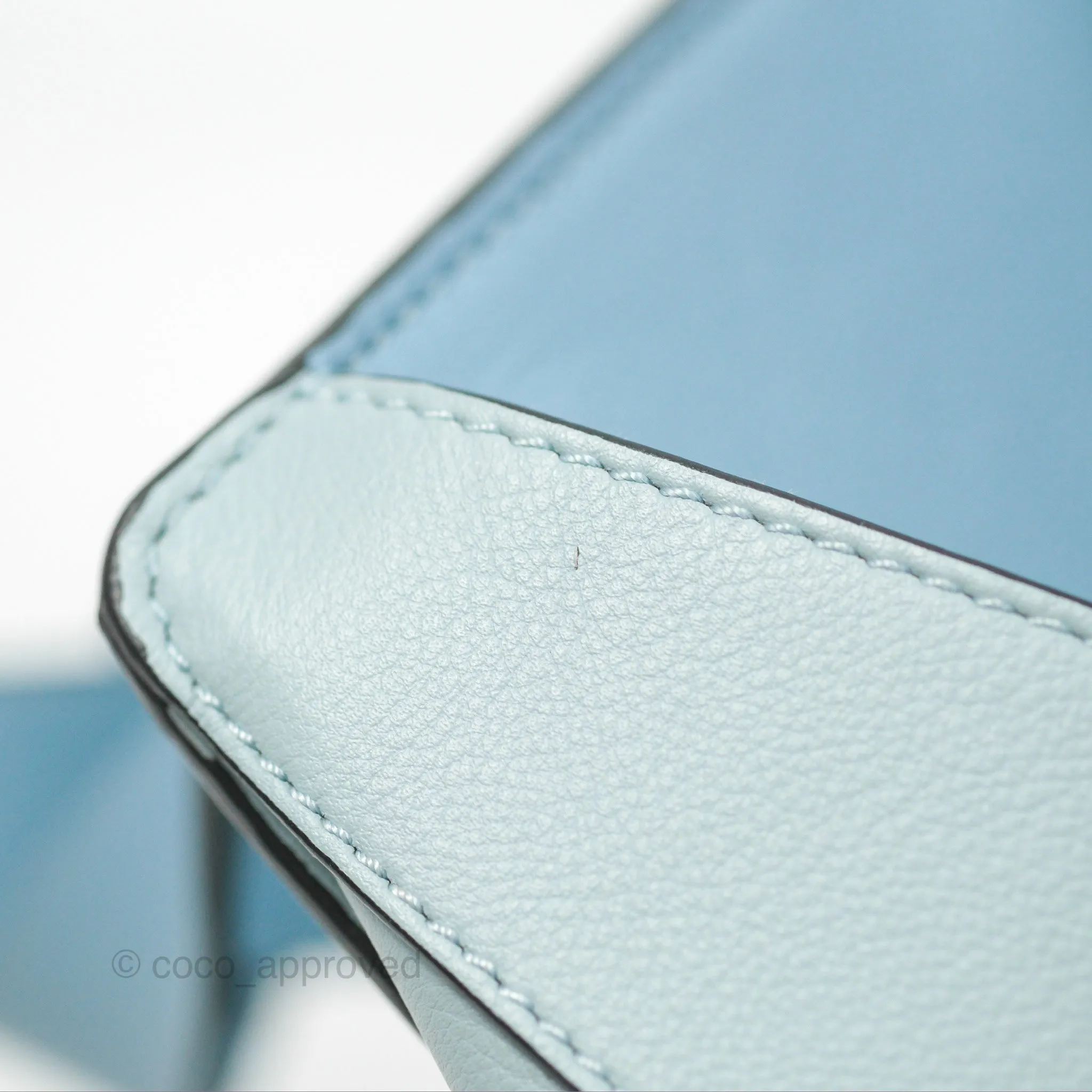 Loewe Medium Hammock Shoulder Bag Light Blue Aqua Stone