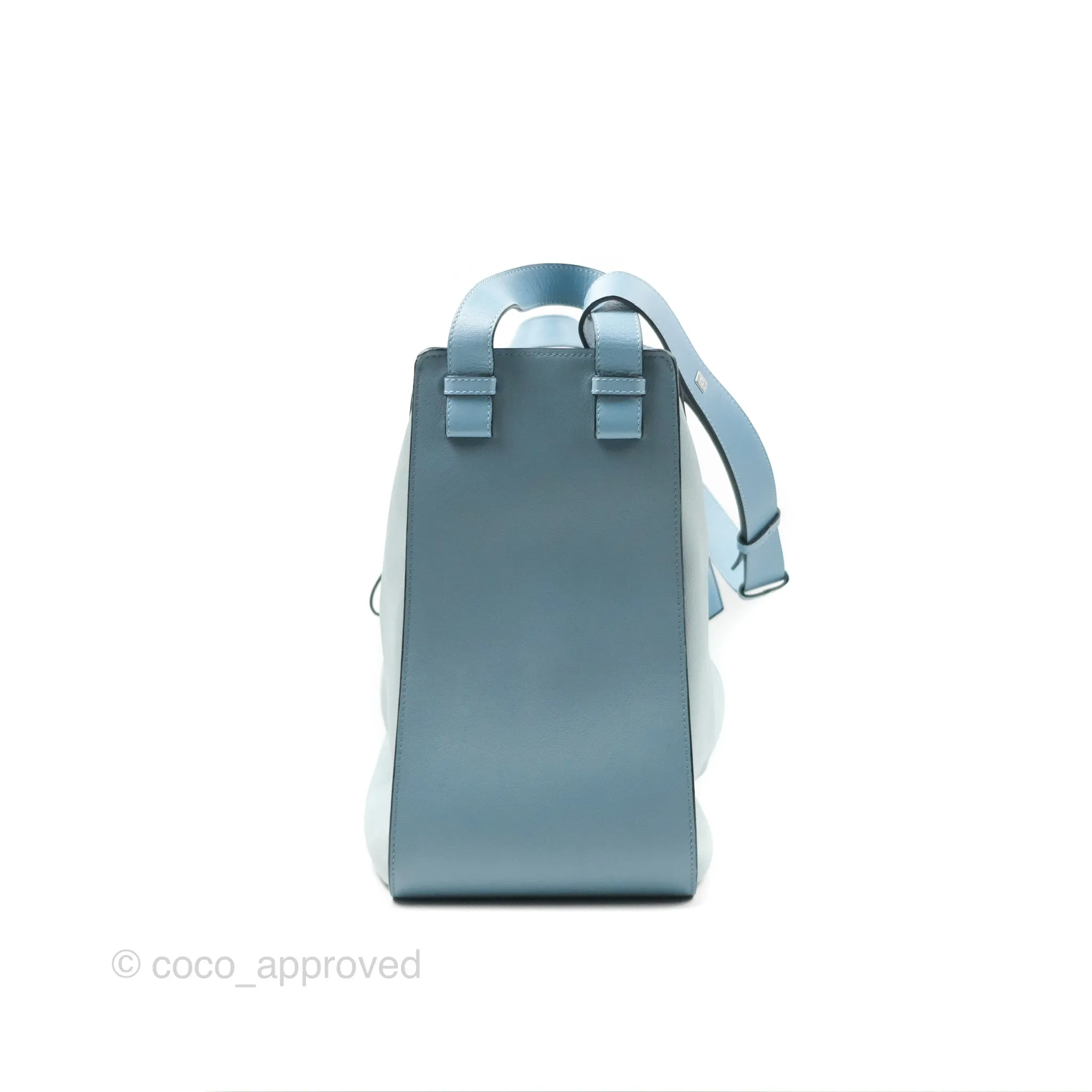 Loewe Medium Hammock Shoulder Bag Light Blue Aqua Stone