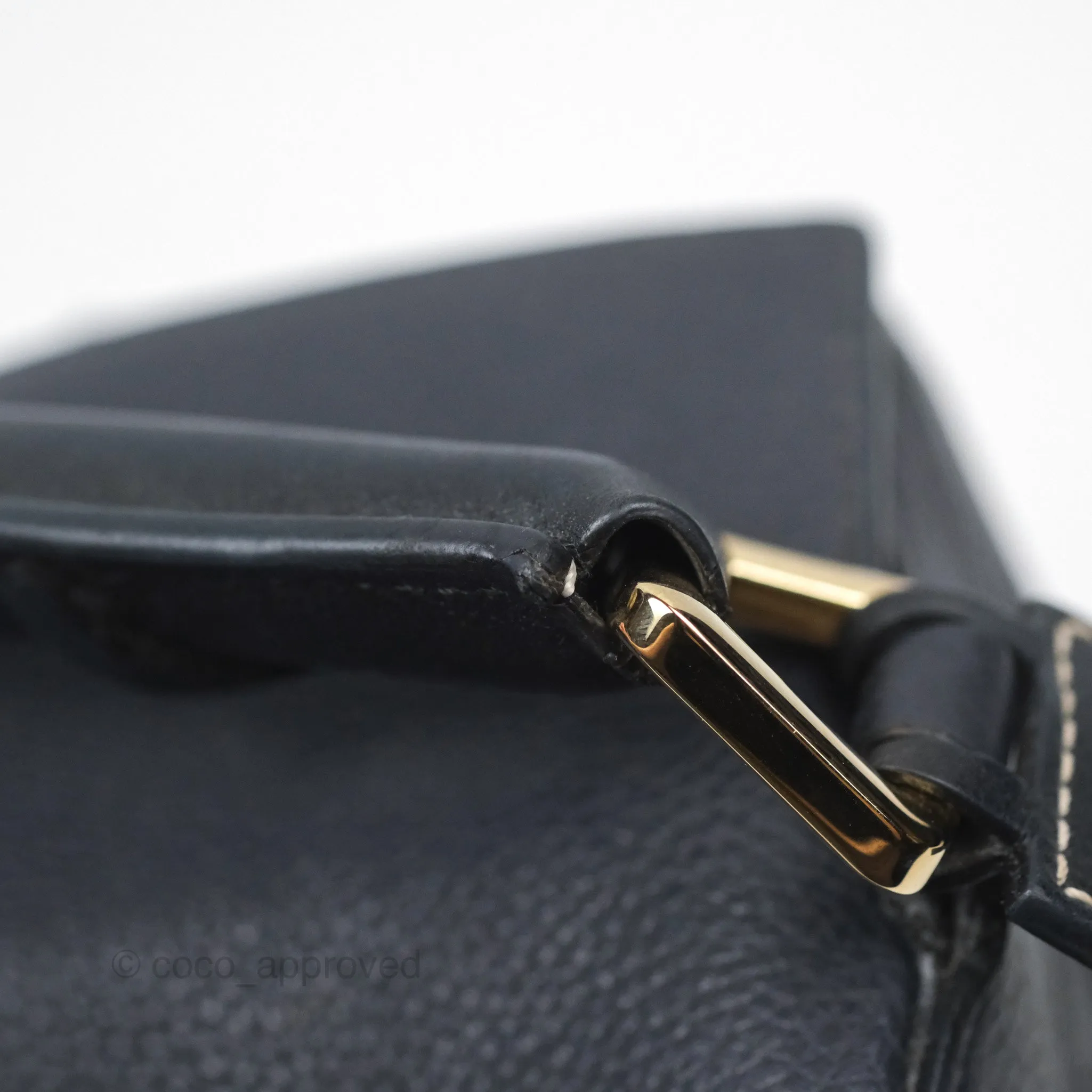 Loewe Medium Puzzle Bag Navy Calfskin Gold Hardware