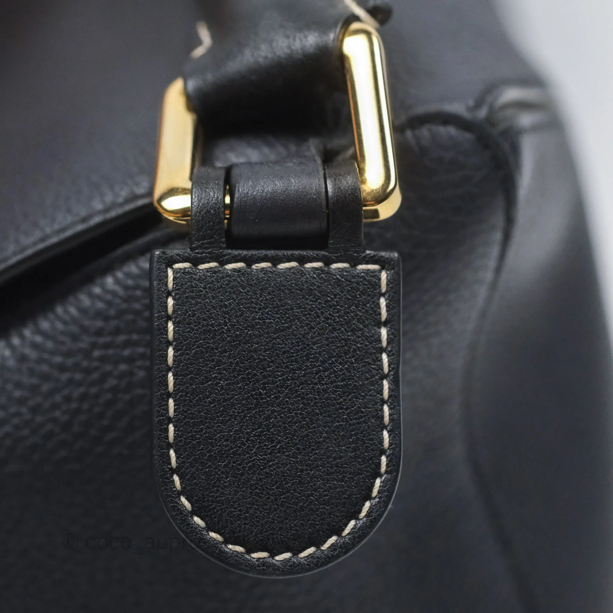Loewe Medium Puzzle Bag Navy Calfskin Gold Hardware