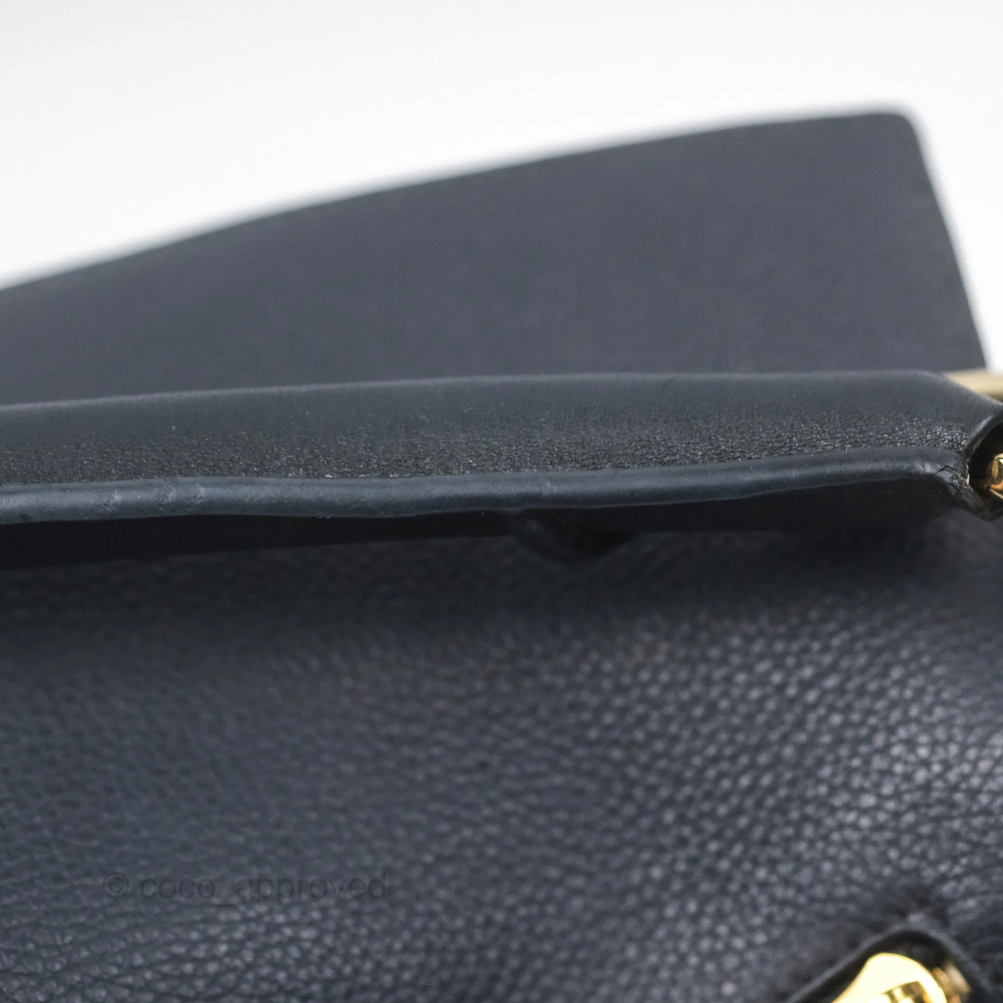 Loewe Medium Puzzle Bag Navy Calfskin Gold Hardware