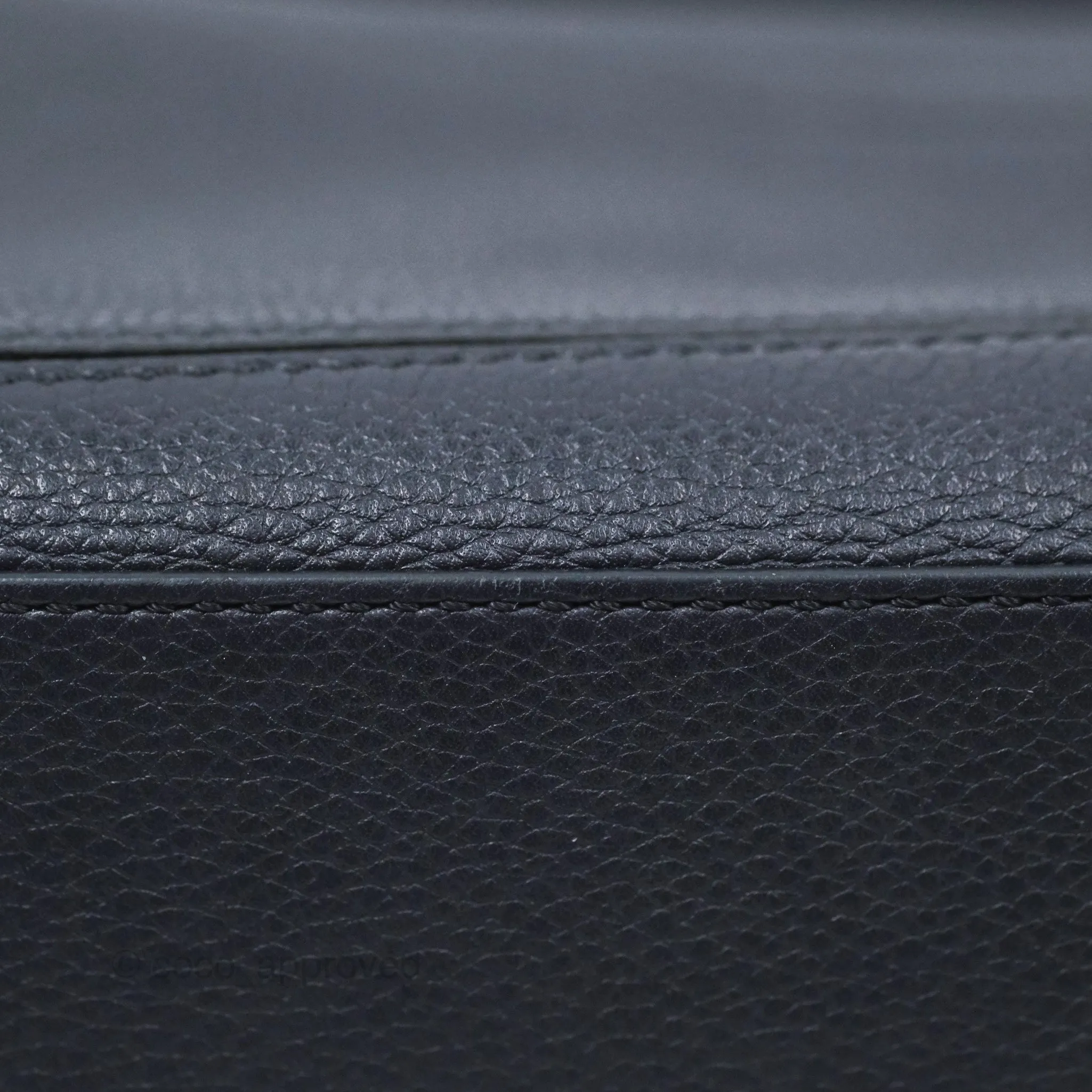 Loewe Medium Puzzle Bag Navy Calfskin Gold Hardware