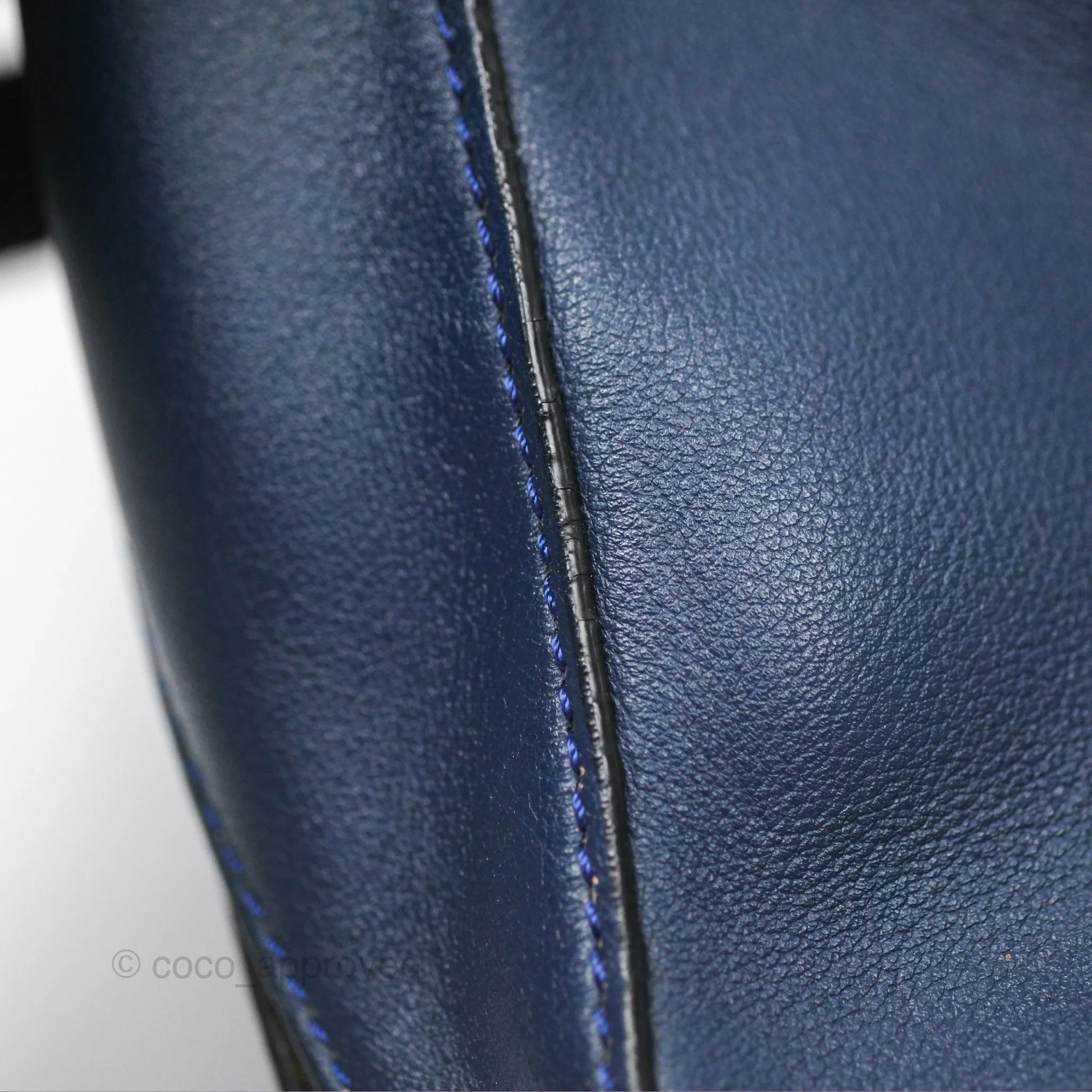 Loewe Medium Puzzle Bag Navy Calfskin