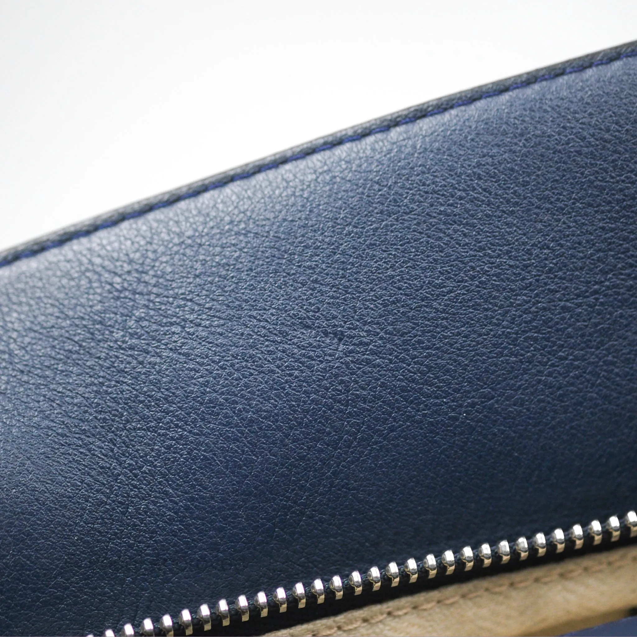 Loewe Medium Puzzle Bag Navy Calfskin